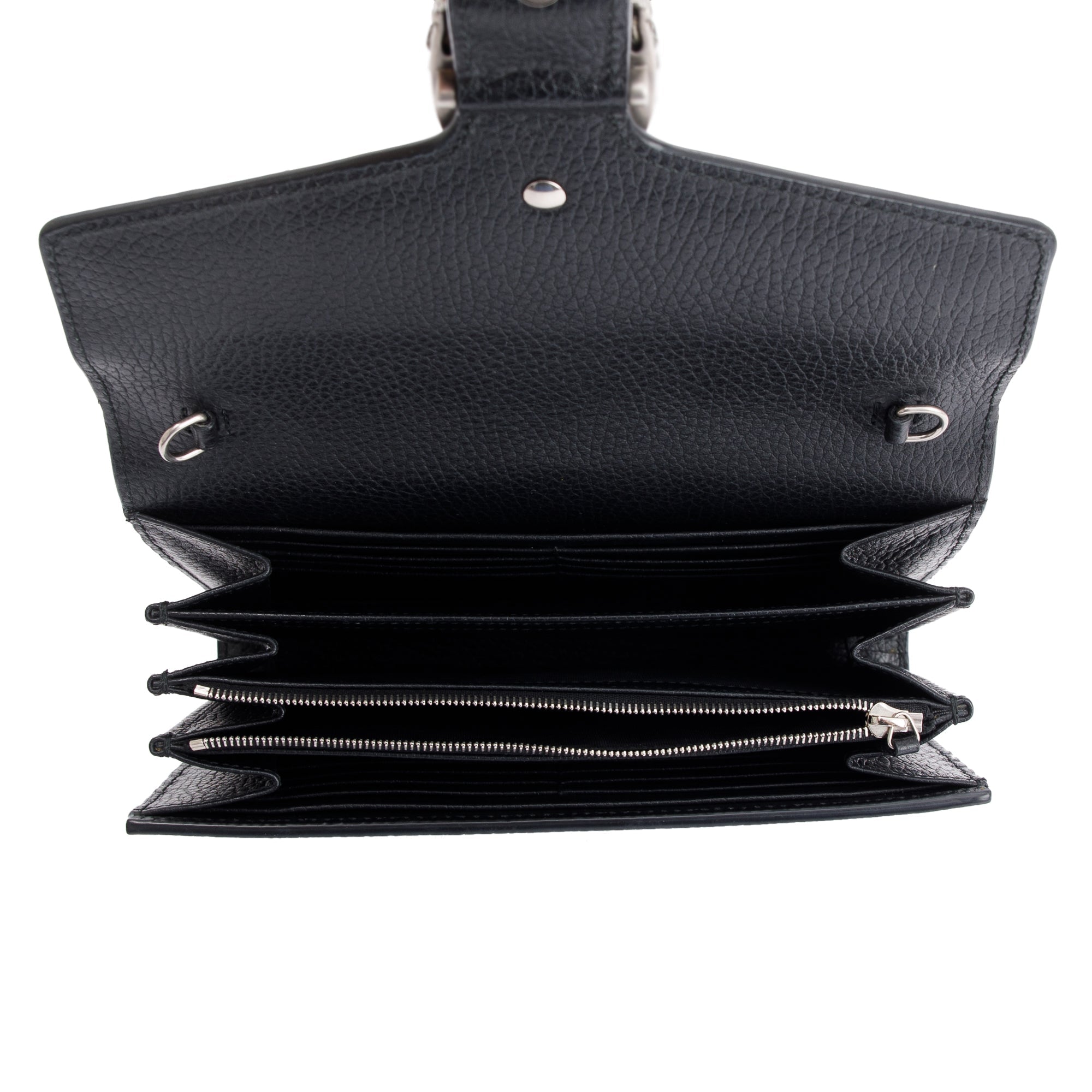 Gucci Dionysus Leather Mini Chain Wallet w/ Box