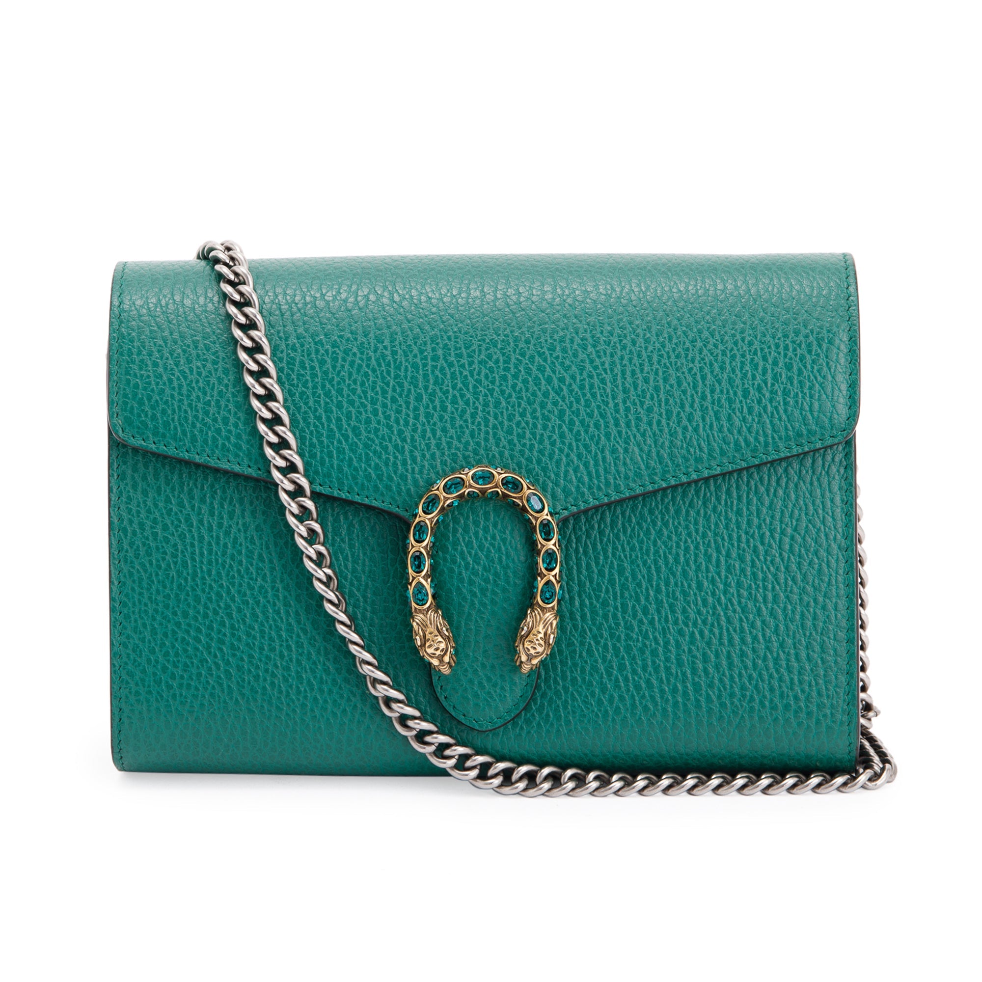 Gucci Dionysus Mini Leather Chain Wallet