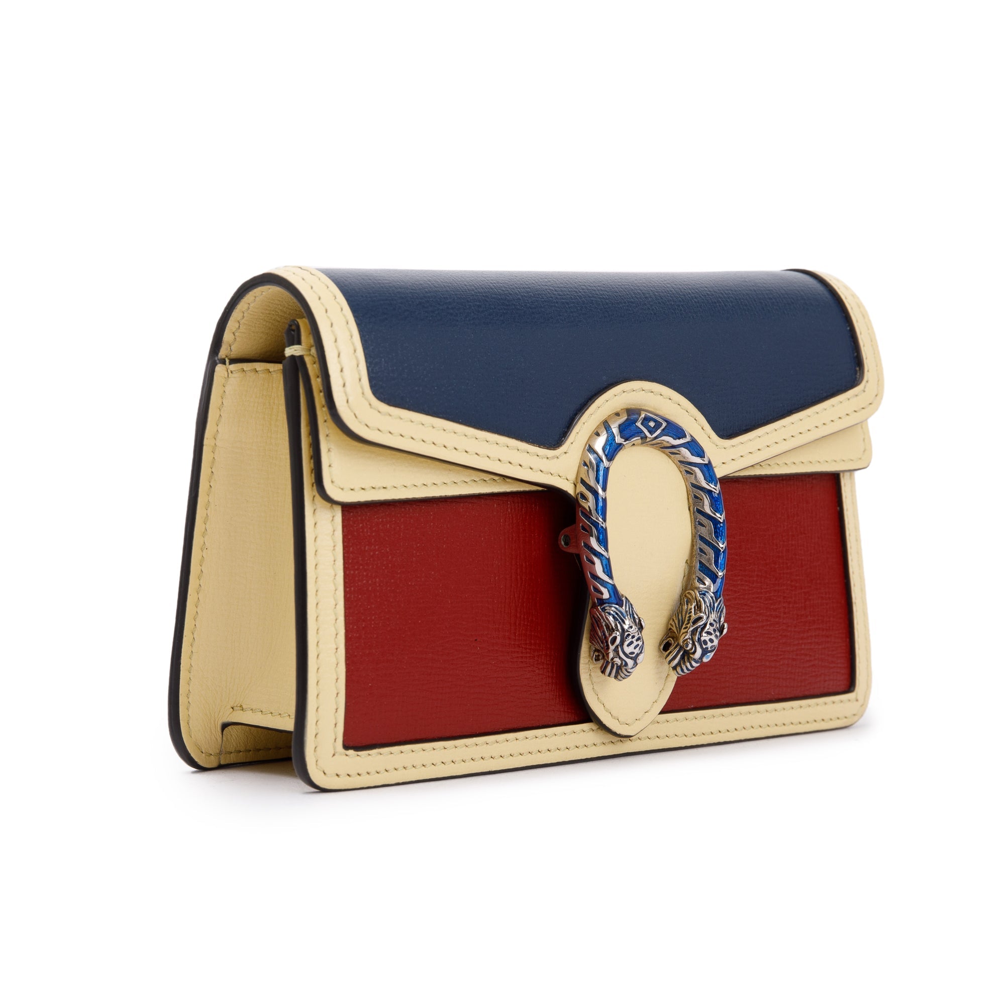 Gucci Dionysus Tricolor Leather Super Mini Bag