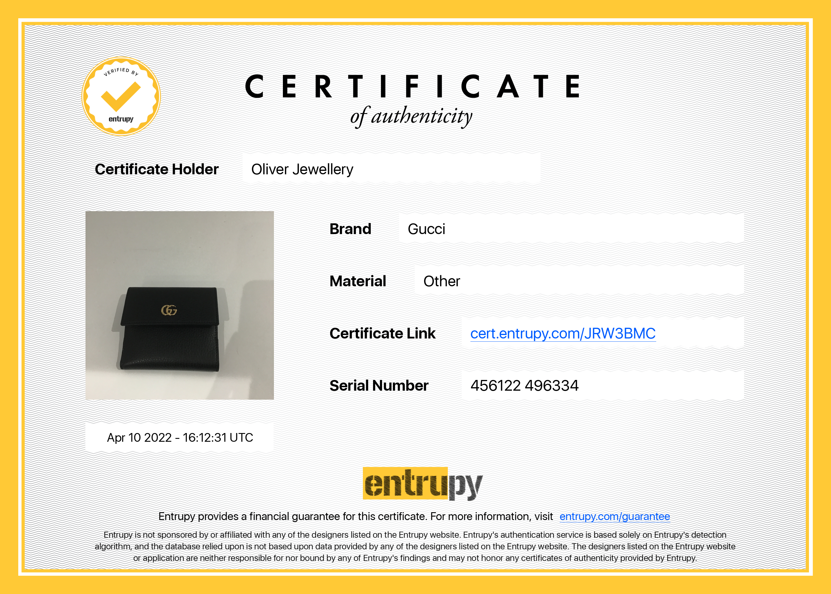 Gucci Double G French Flap Wallet w/ Box