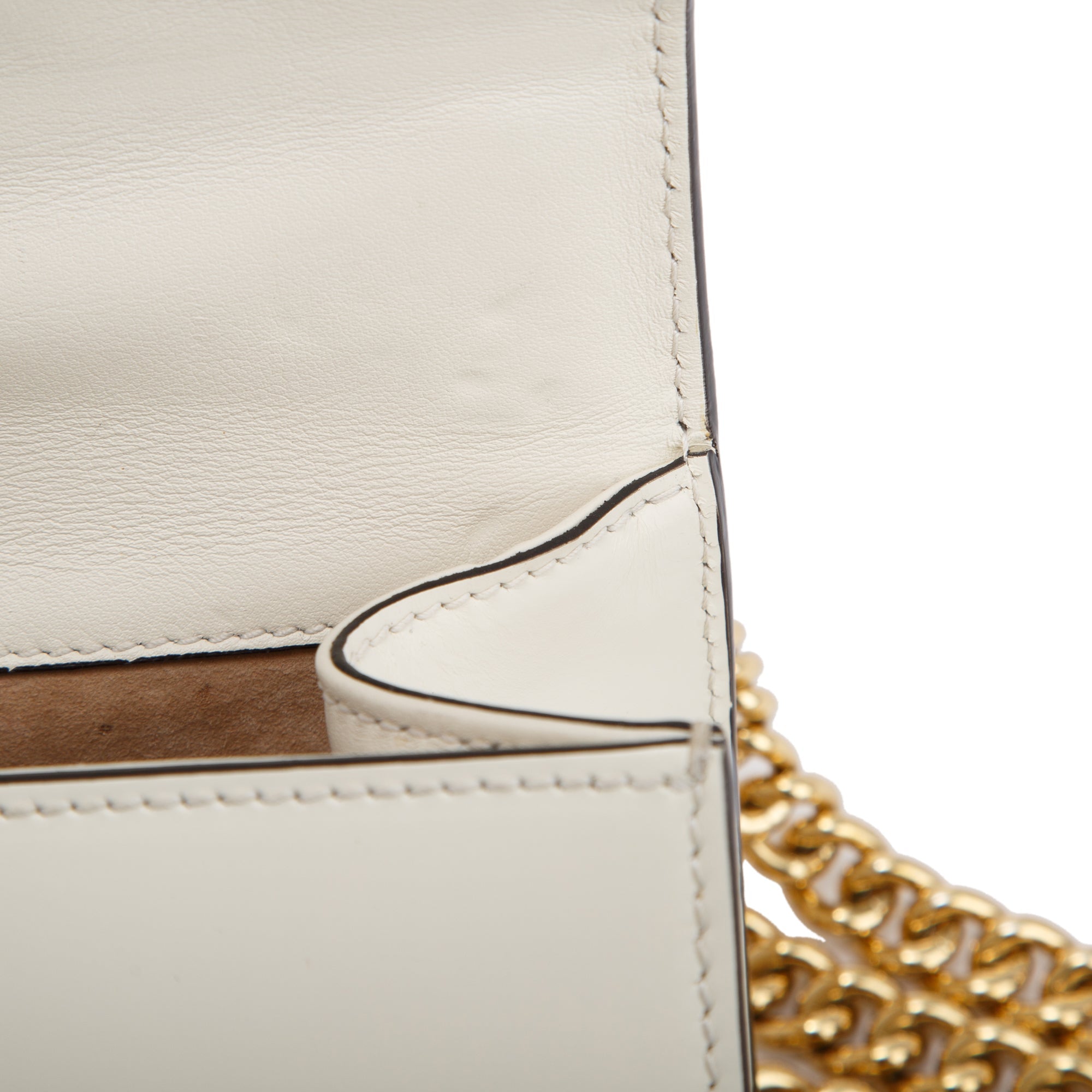 Gucci Embroidered Studded Small GG Padlock Shoulder Bag