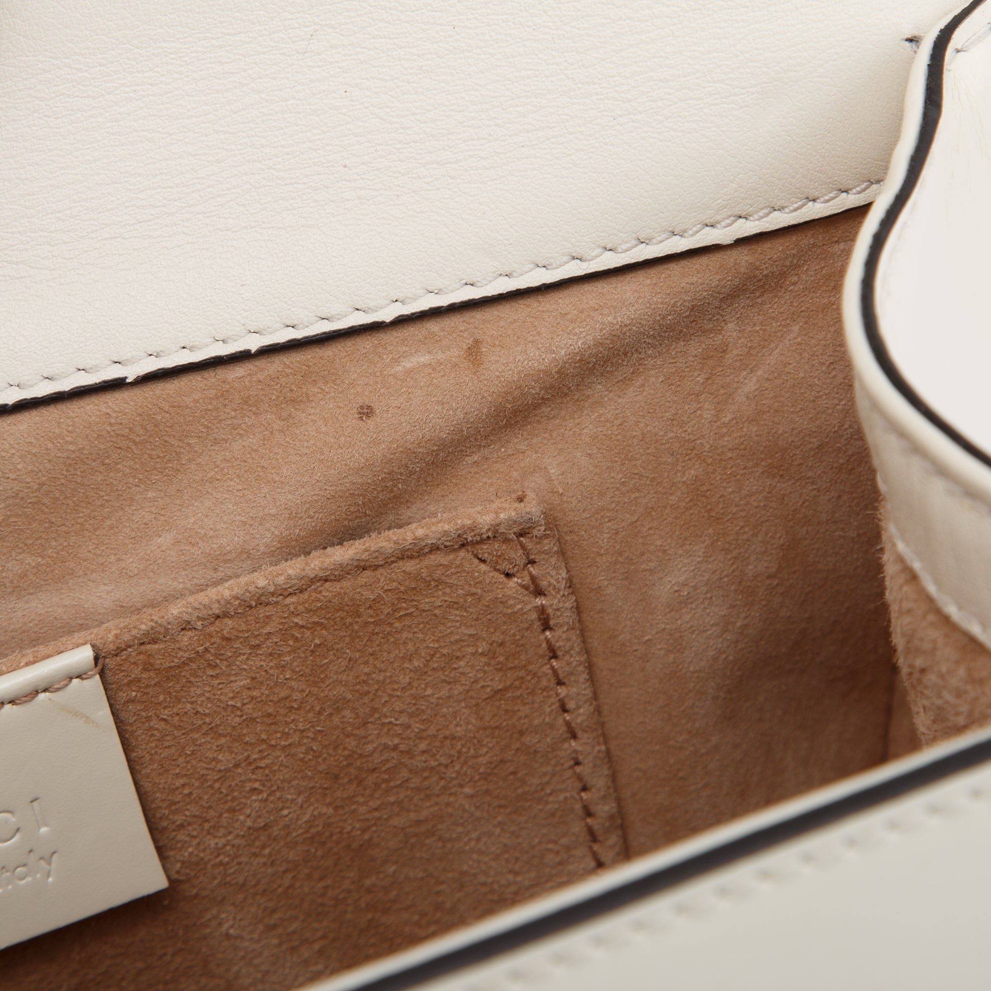 Gucci Embroidered Studded Small GG Padlock Shoulder Bag