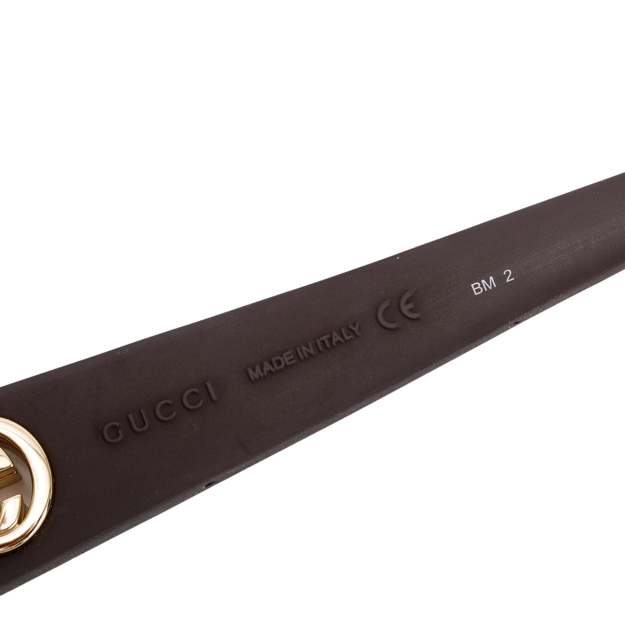 Gucci GG 3788/S Havana Acetate Diamante Round Sunglasses w/ Case