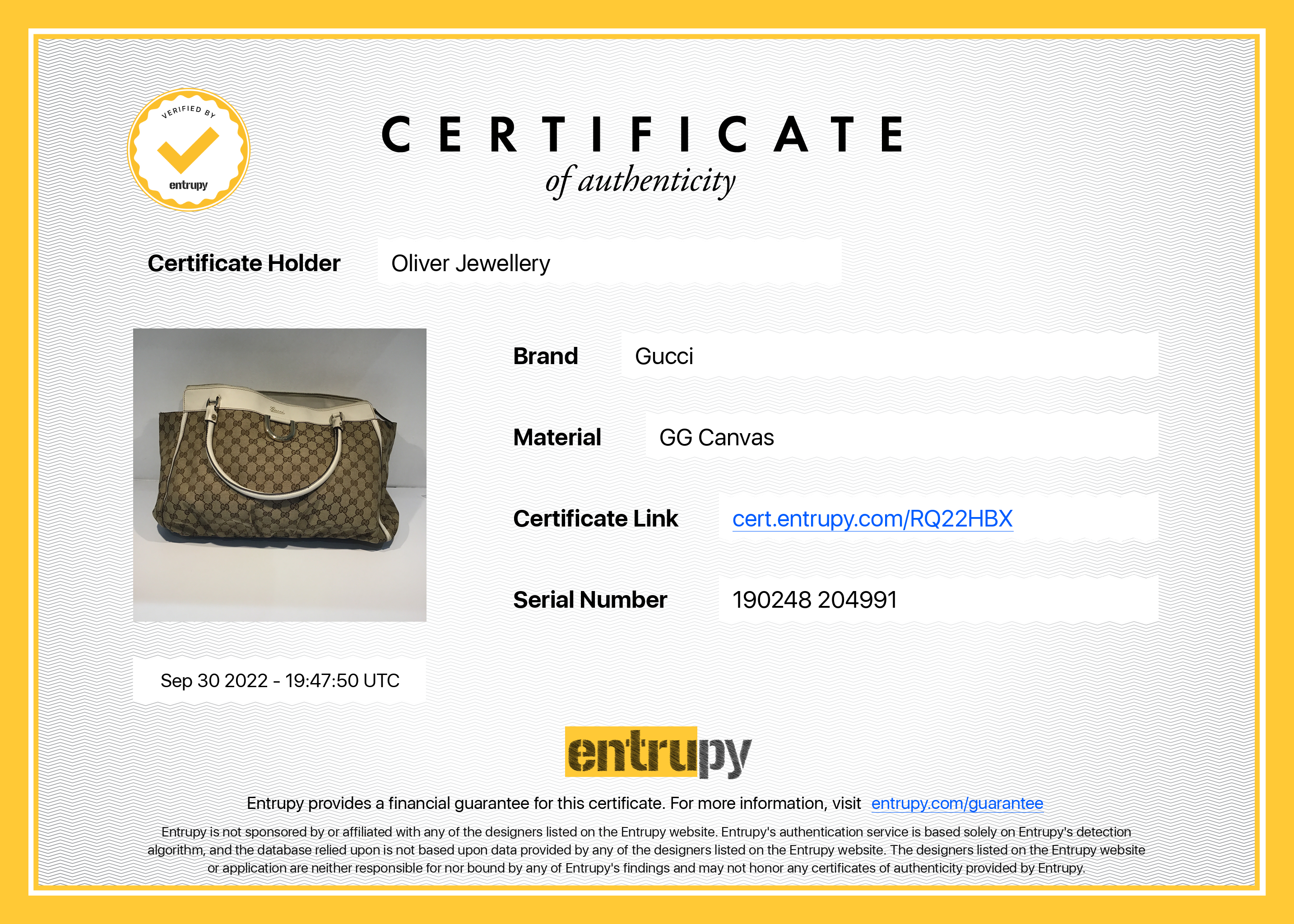 Gucci GG Canvas Abbey D Ring Tote