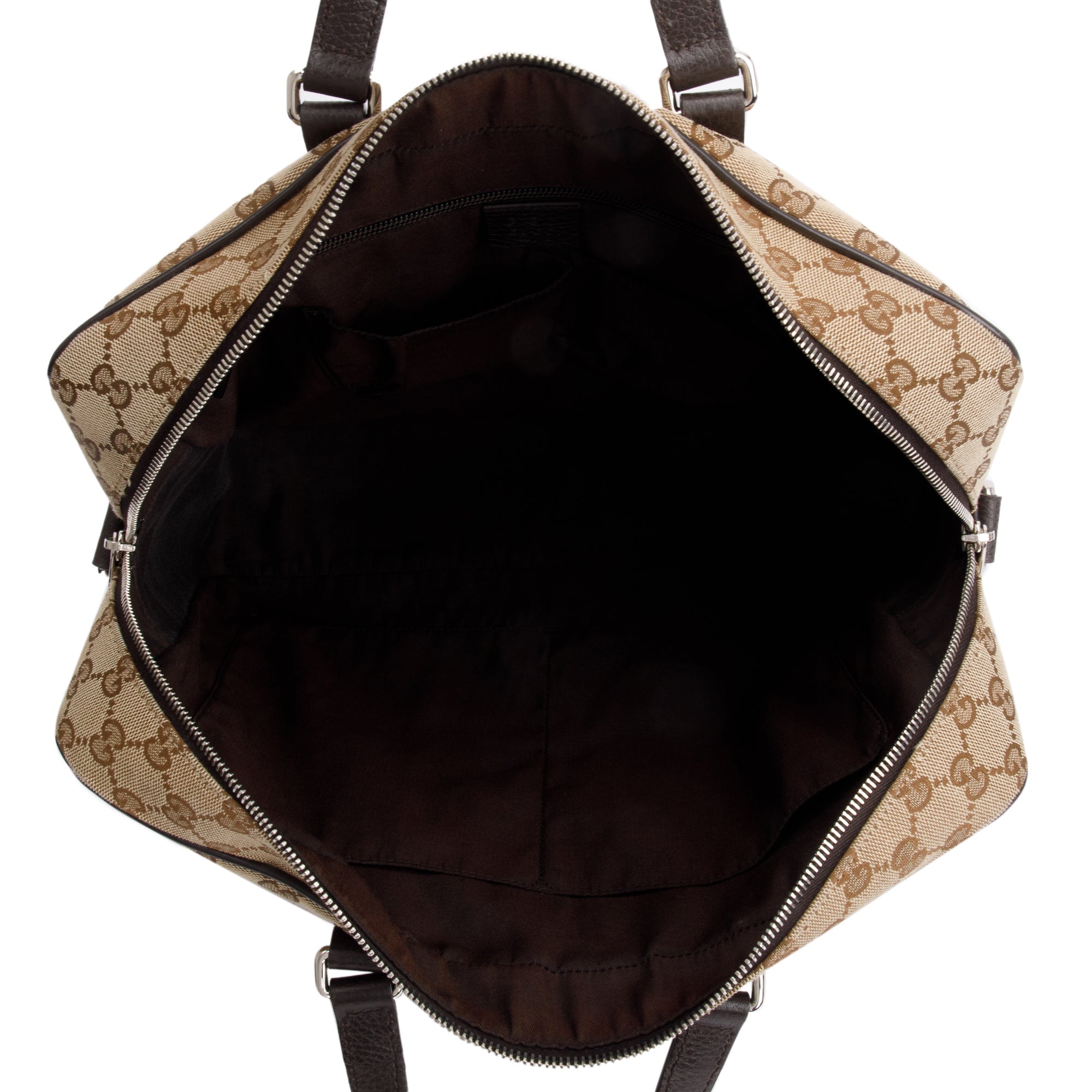 Gucci GG Canvas Briefcase w/ Strap