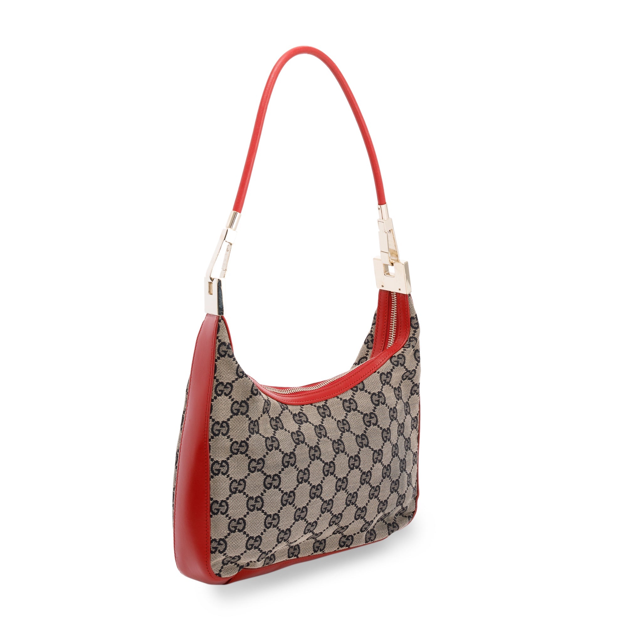 Gucci GG Canvas Clasp Hobo