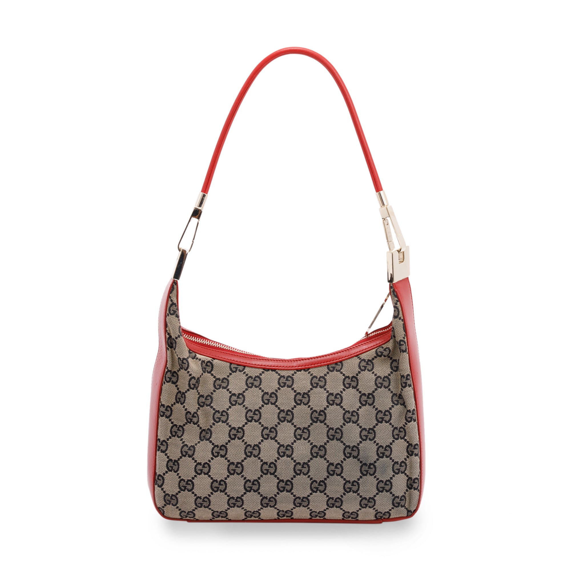 Gucci GG Canvas Clasp Hobo