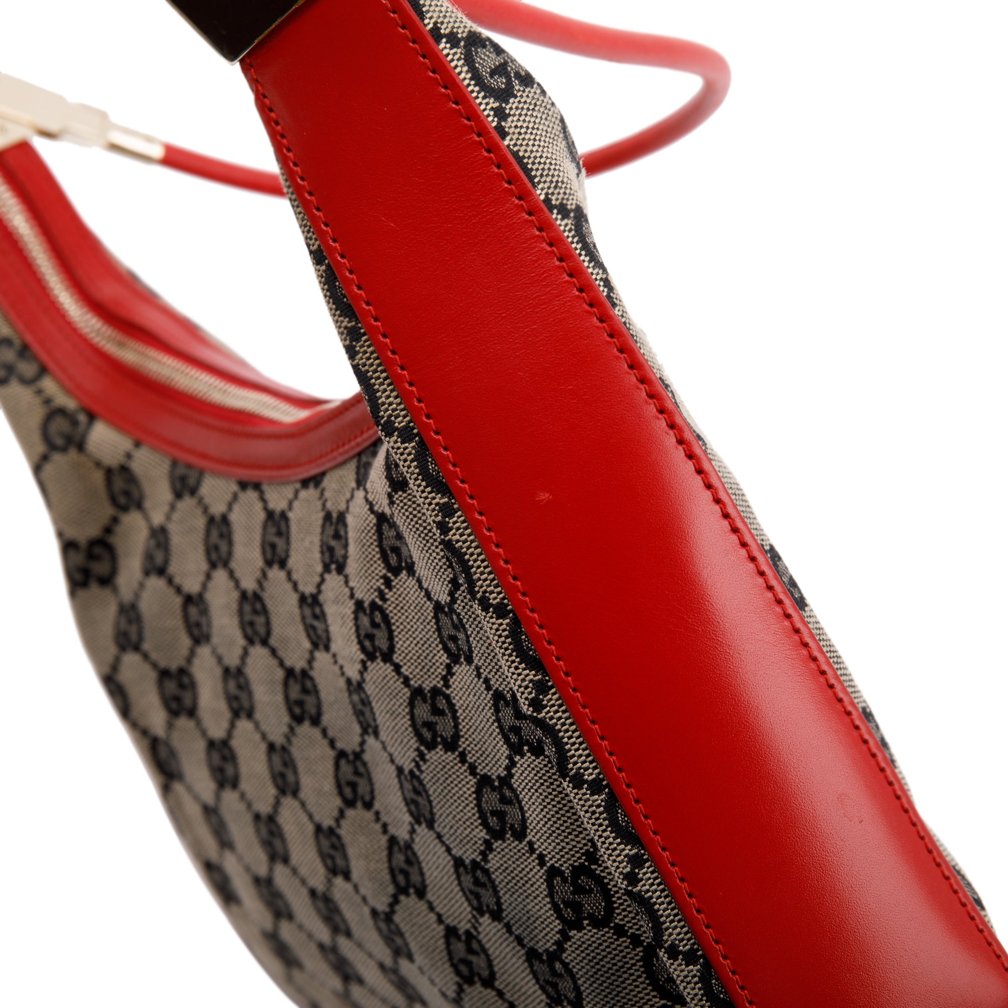 Gucci GG Canvas Clasp Hobo