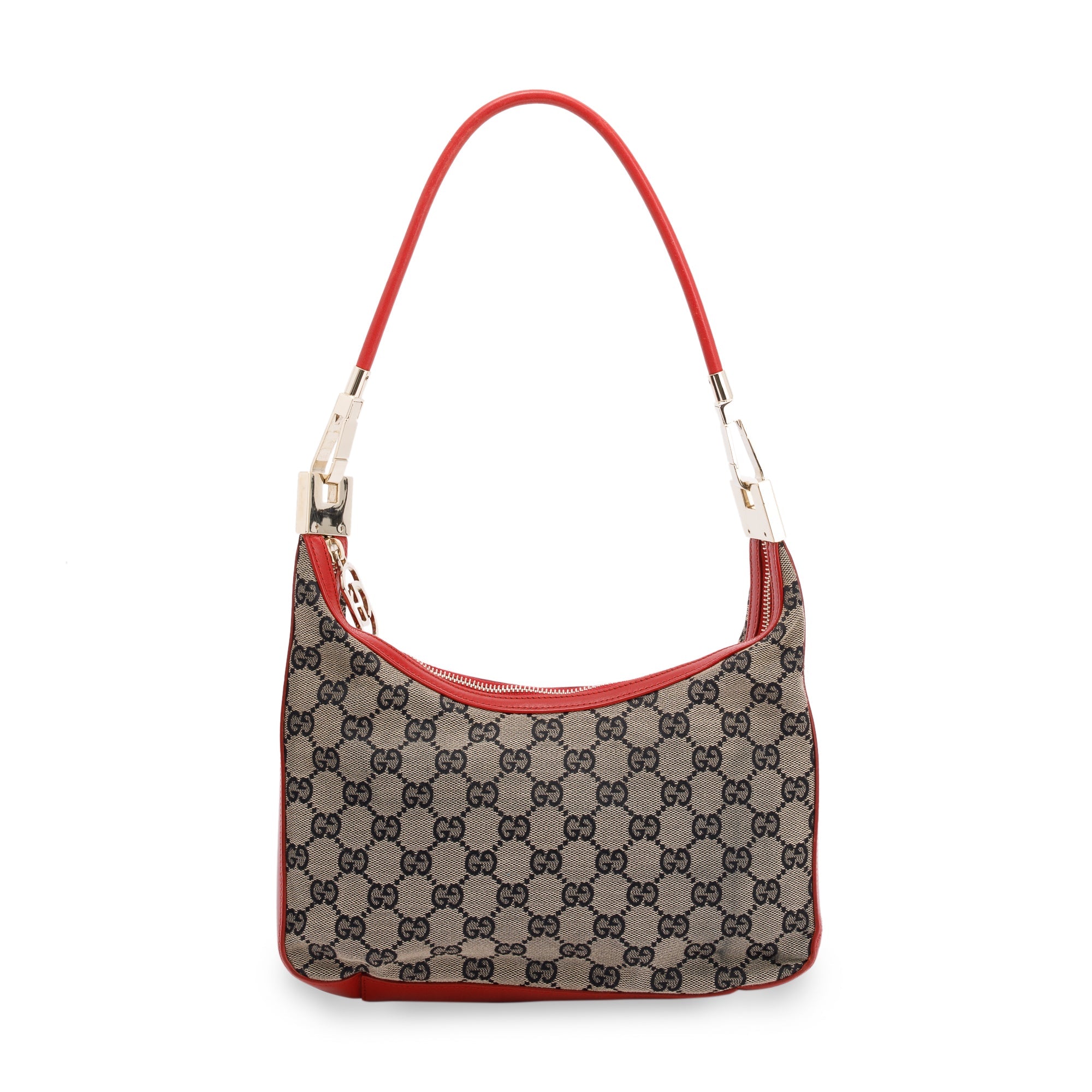 Gucci GG Canvas Clasp Hobo