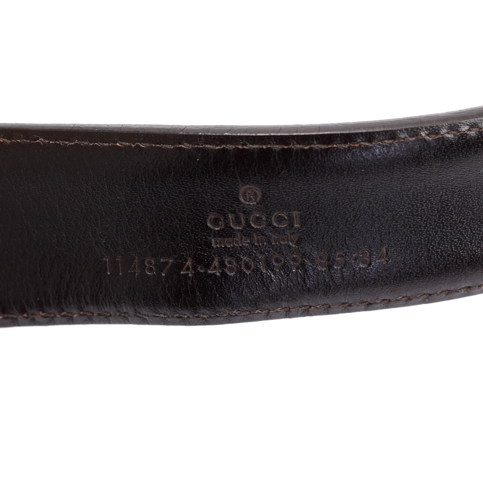 Gucci GG Canvas Interlocking G Belt