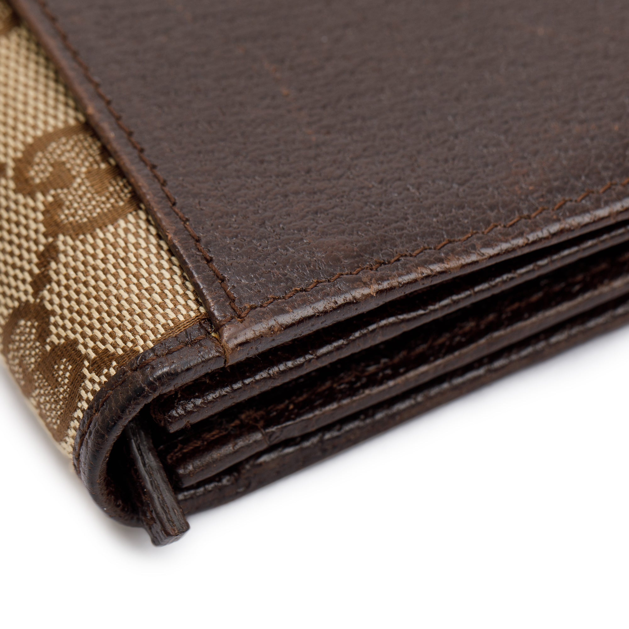 Gucci GG Canvas Long Flap Wallet