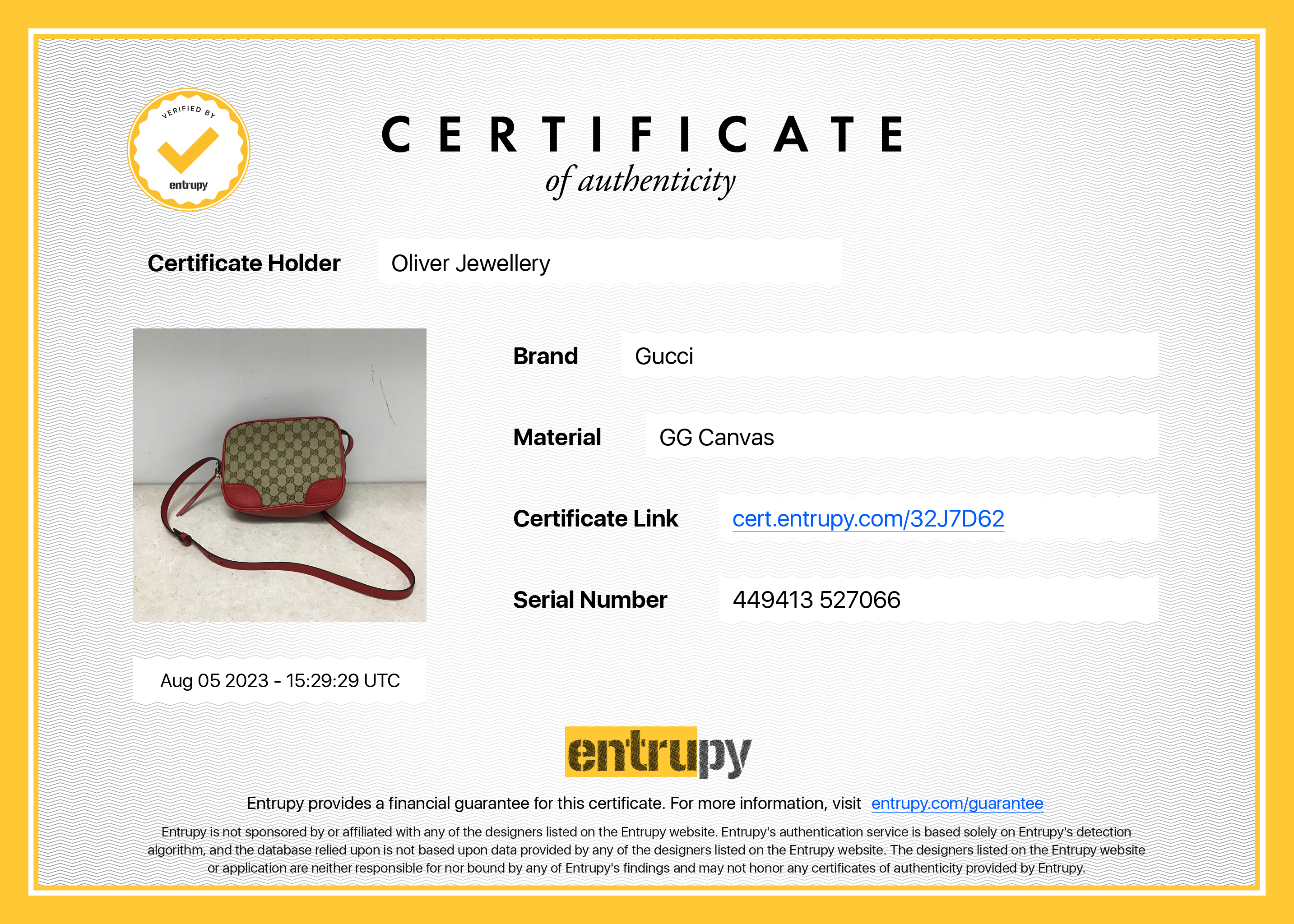 Gucci GG Canvas Mini Bree Crossbody Bag