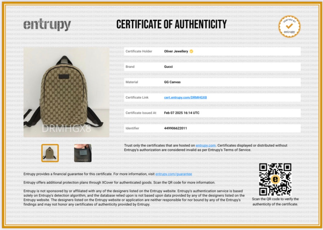 Gucci GG Canvas Travel Backpack