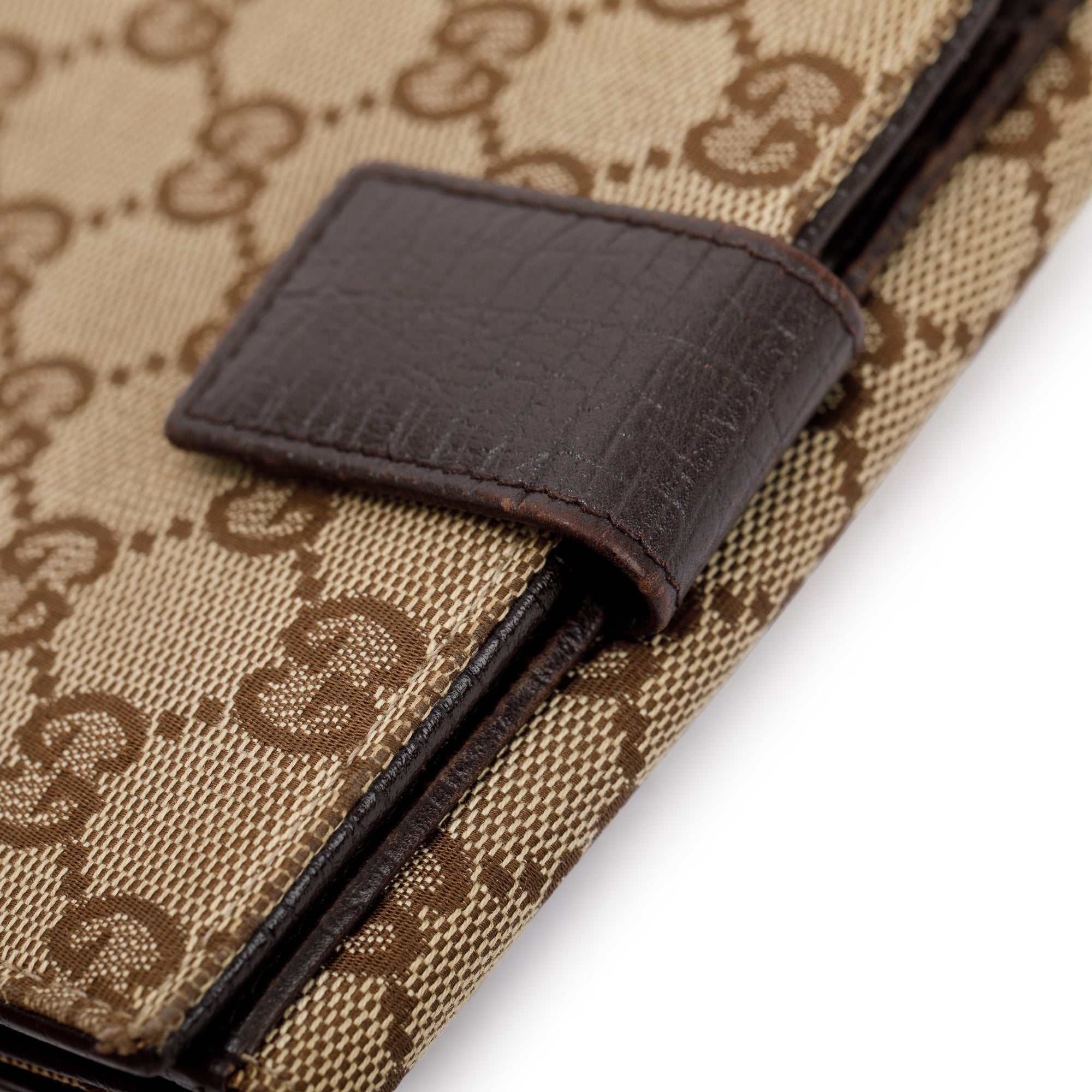 Gucci GG Canvas Vintage Web Horsebit Compact Wallet