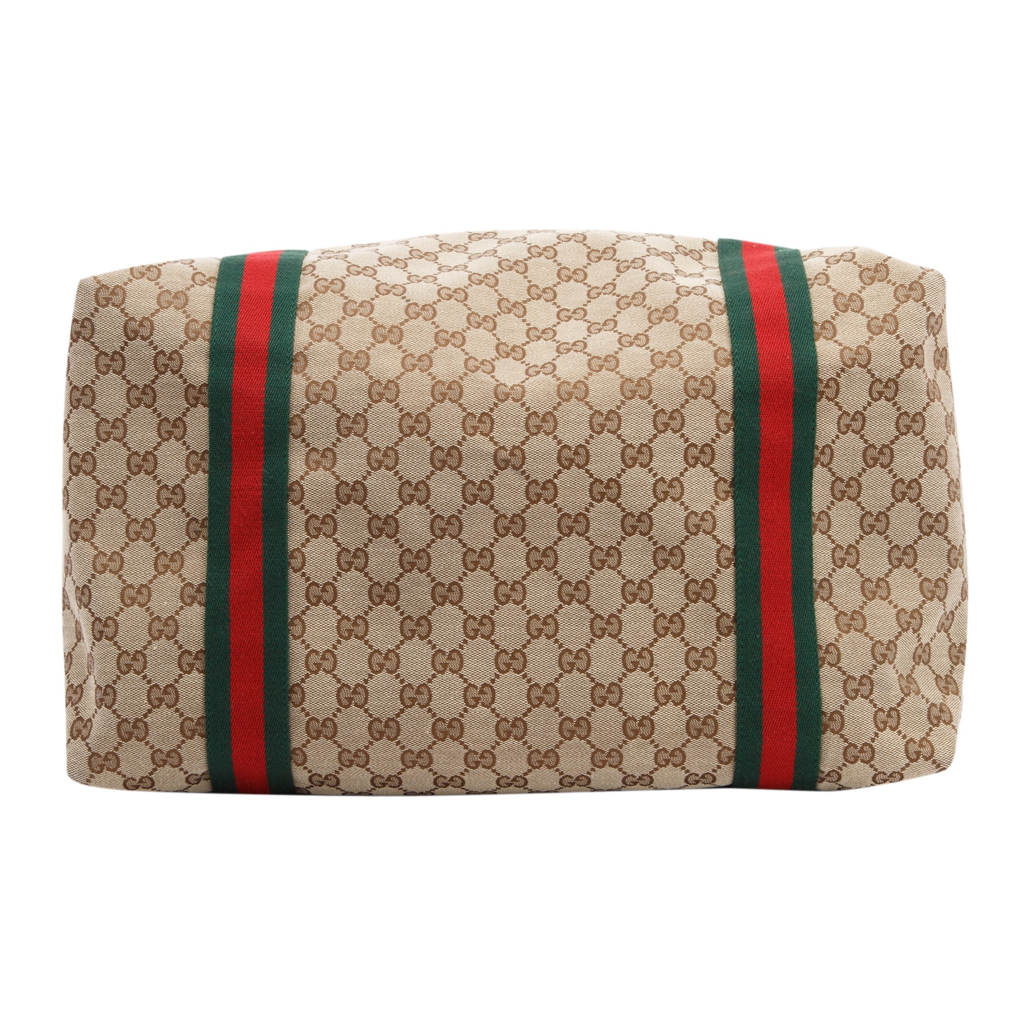 Gucci GG Canvas Web Medium Carry-On Duffle Bag