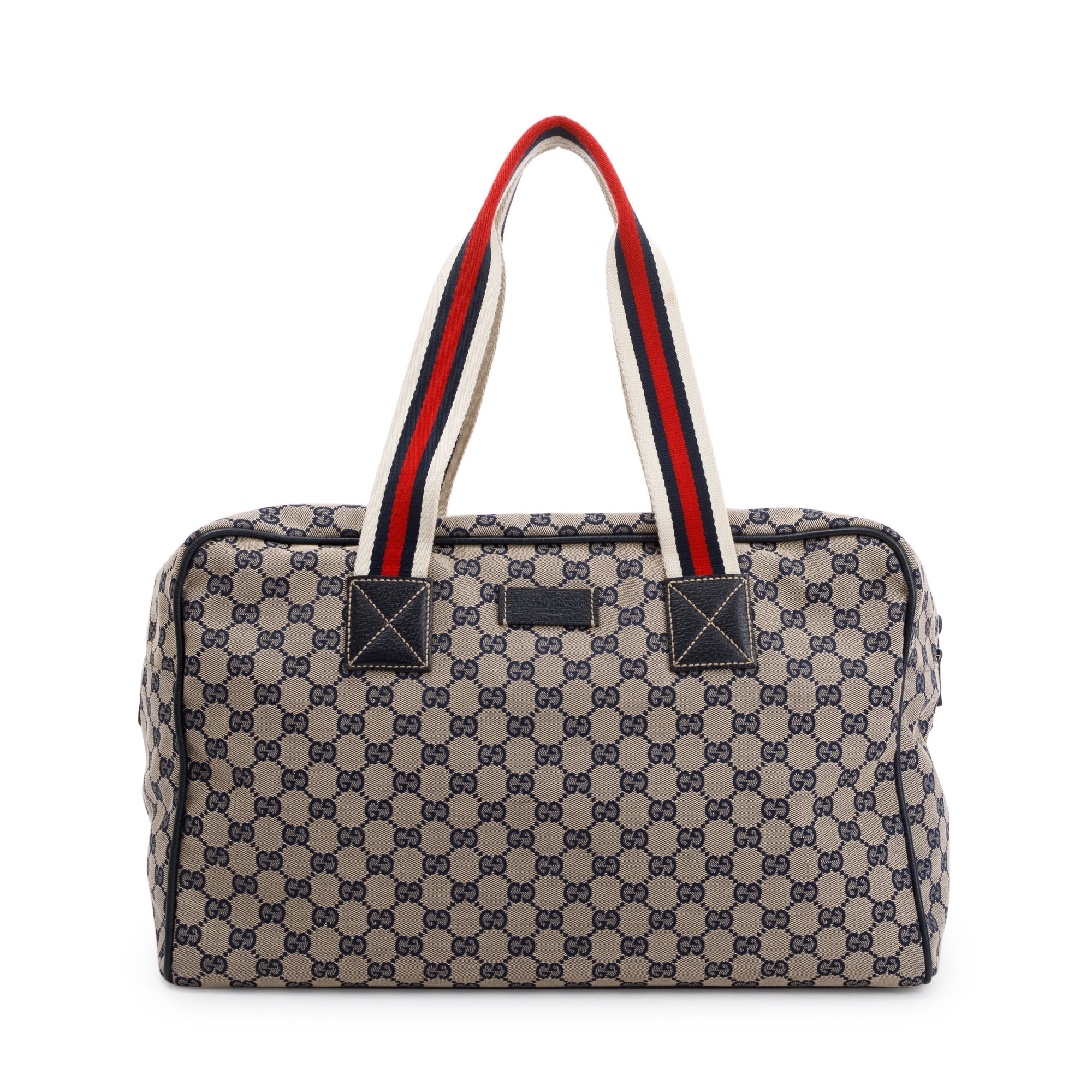 Gucci GG Canvas Web Medium Collapsable Carry On Duffle