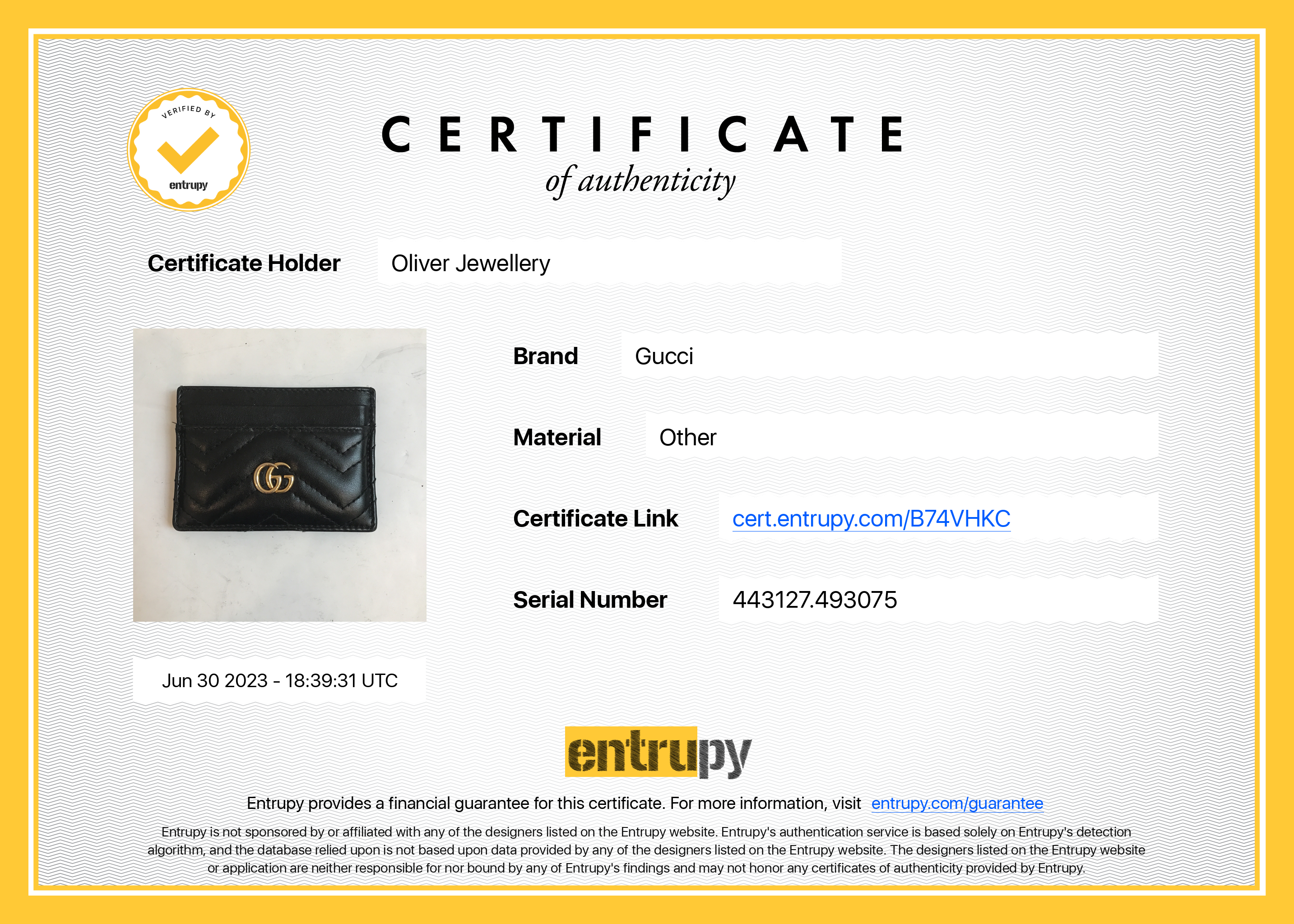 Gucci GG Marmont Card Case