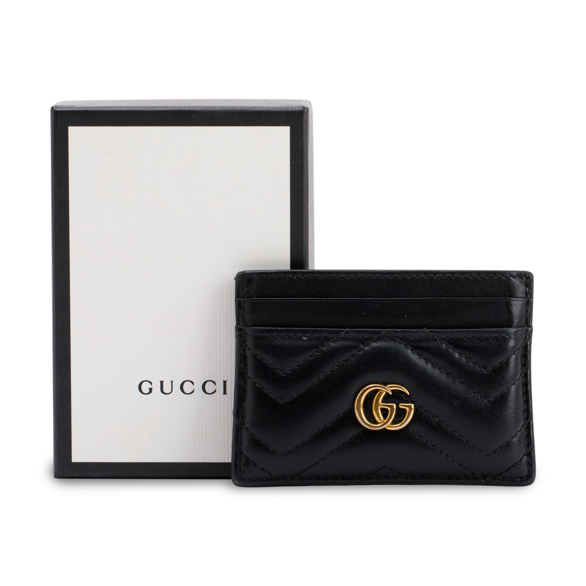 Gucci GG Marmont Card Holder w/ Box