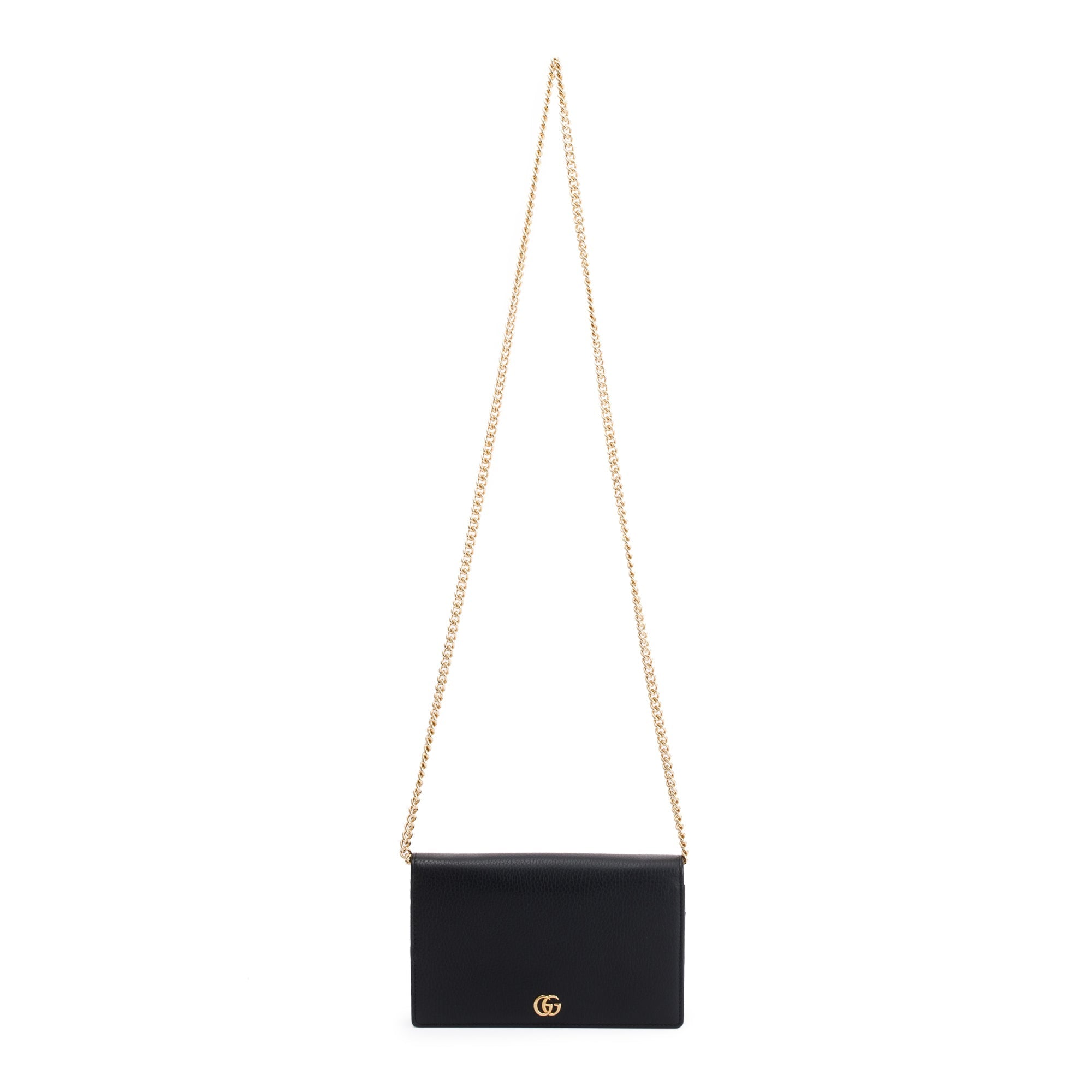 Gucci GG Marmont Leather Wallet on Chain – OLIVER'S