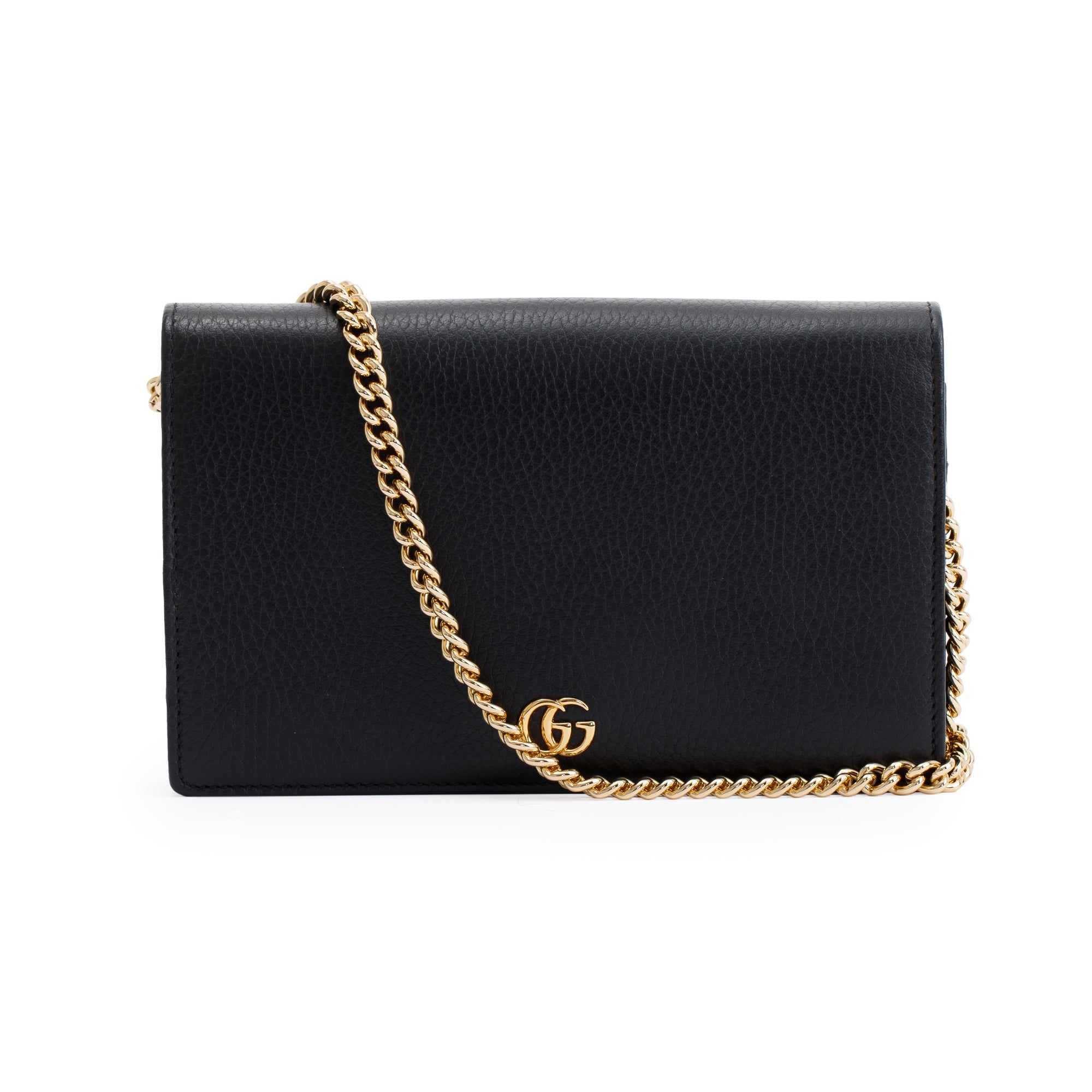 Gucci GG Marmont Leather Wallet on Chain