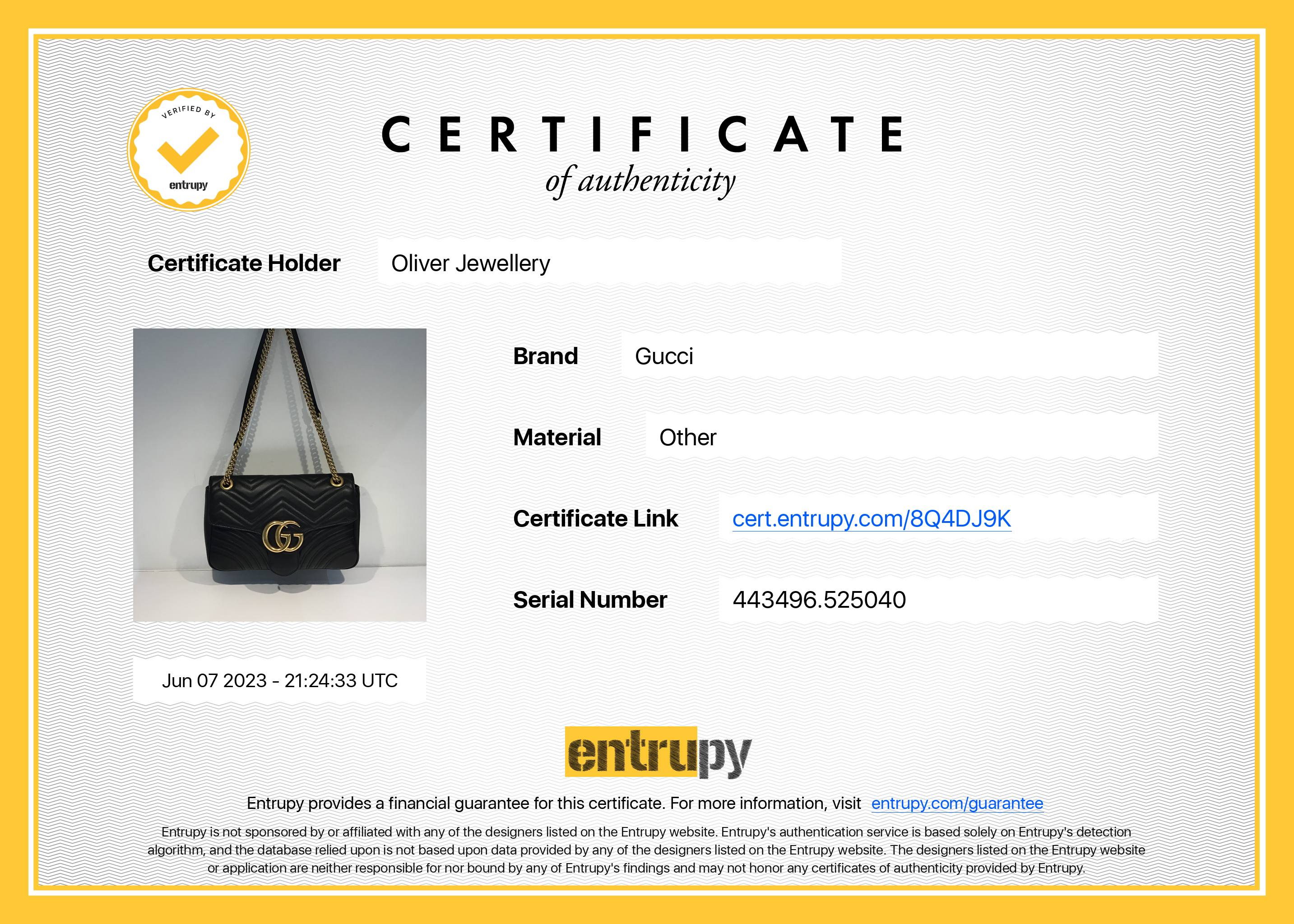 Gucci GG Marmont Matelasse Medium Shoulder Bag