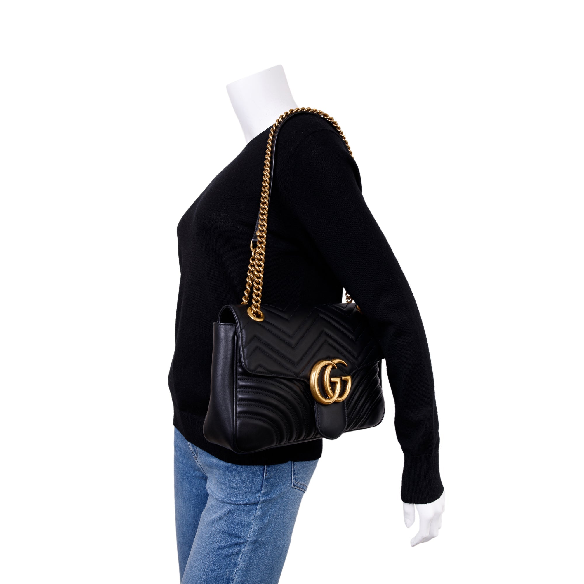 Gucci GG Marmont Matelasse Medium Shoulder Bag