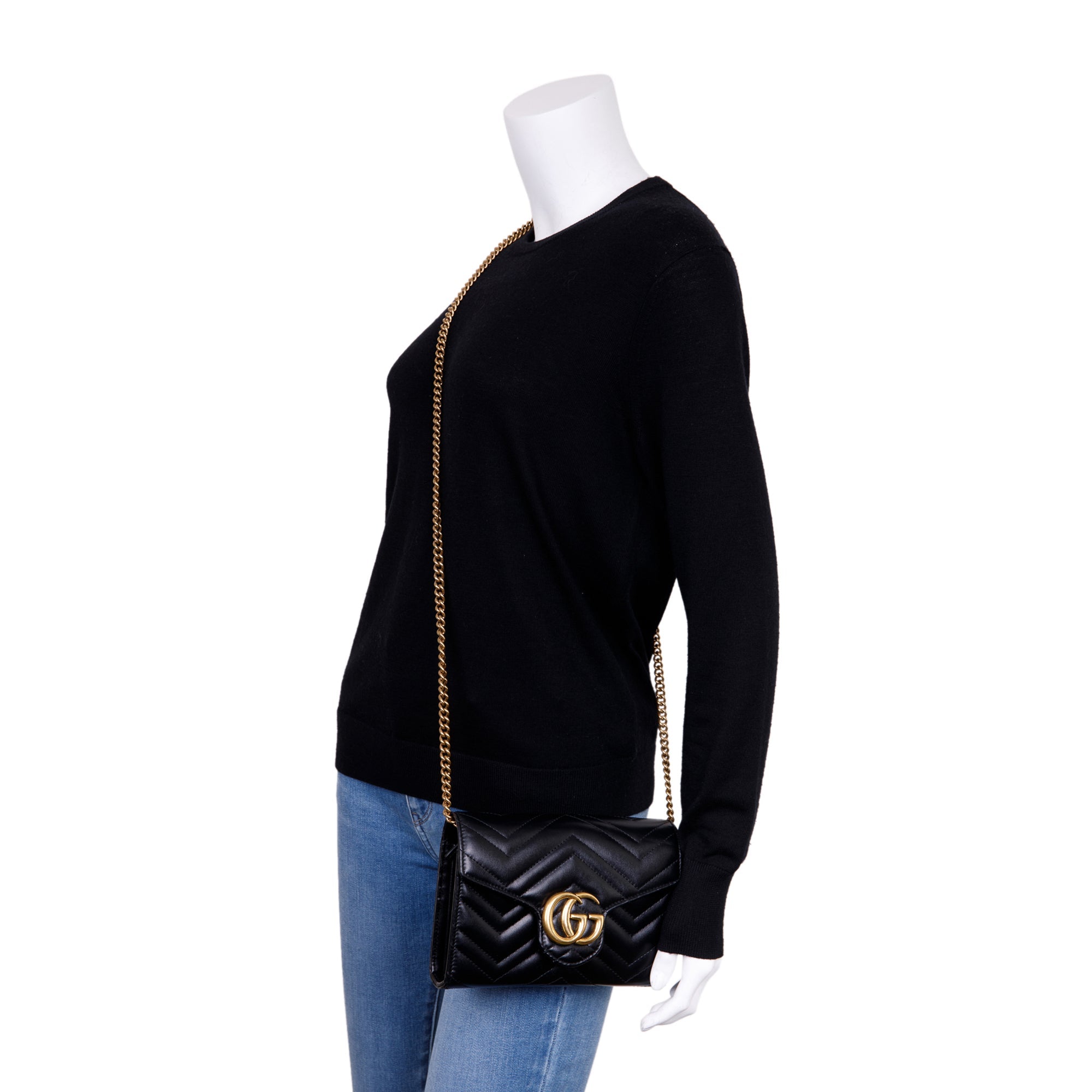 Gucci GG Marmont Matelasse Mini Bag w/ Box