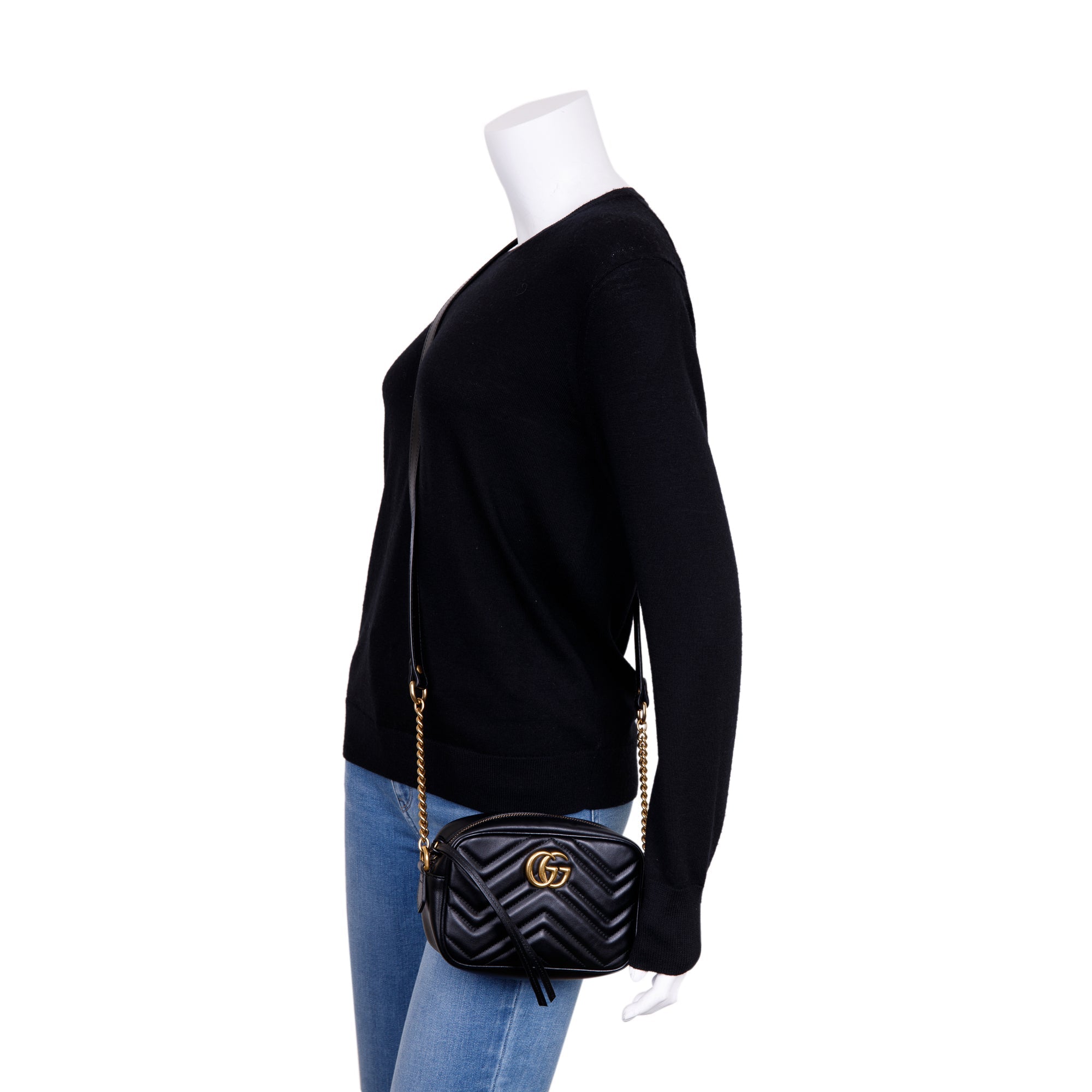 Gucci GG Marmont Matelasse Mini Bag w/ Box