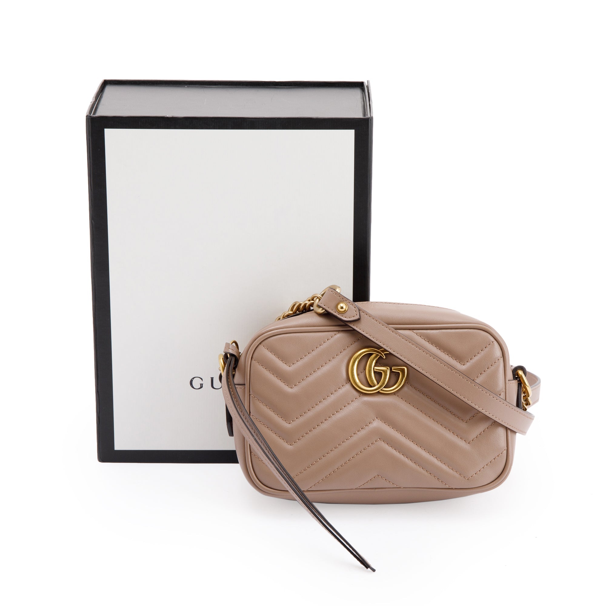 Gucci GG Marmont Matelasse Mini Bag w/ Box