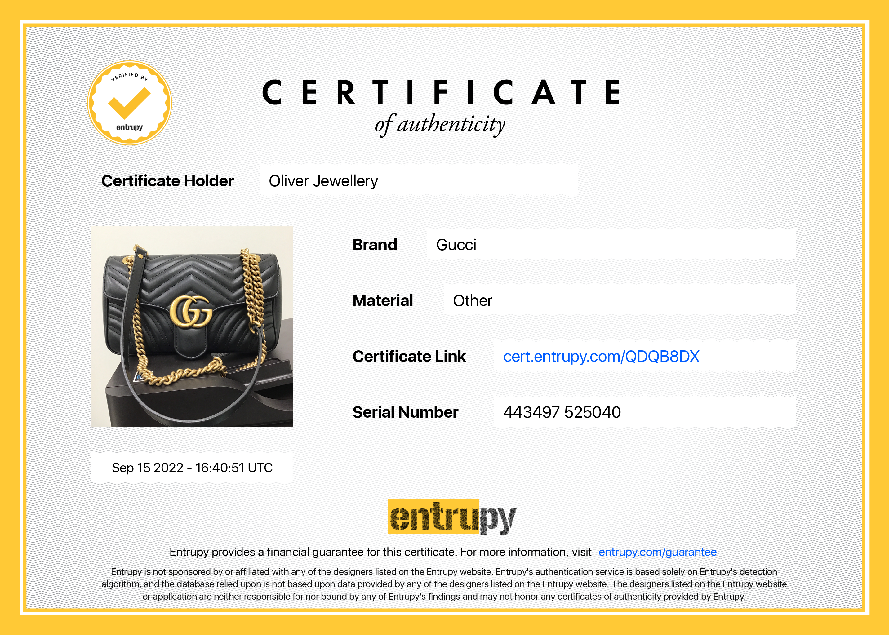 Gucci GG Marmont Matelasse Small Shoulder Bag