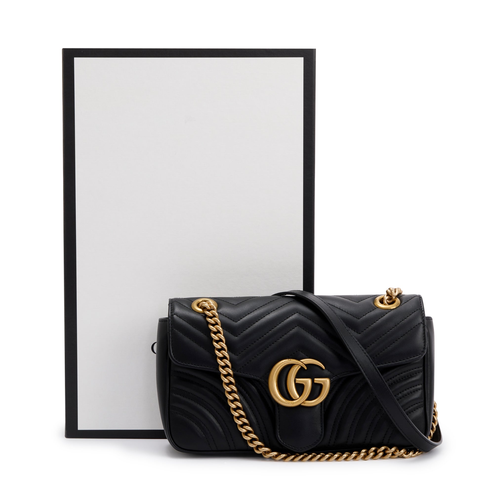 Gucci GG Marmont Matelasse Small Shoulder Bag w/ Box