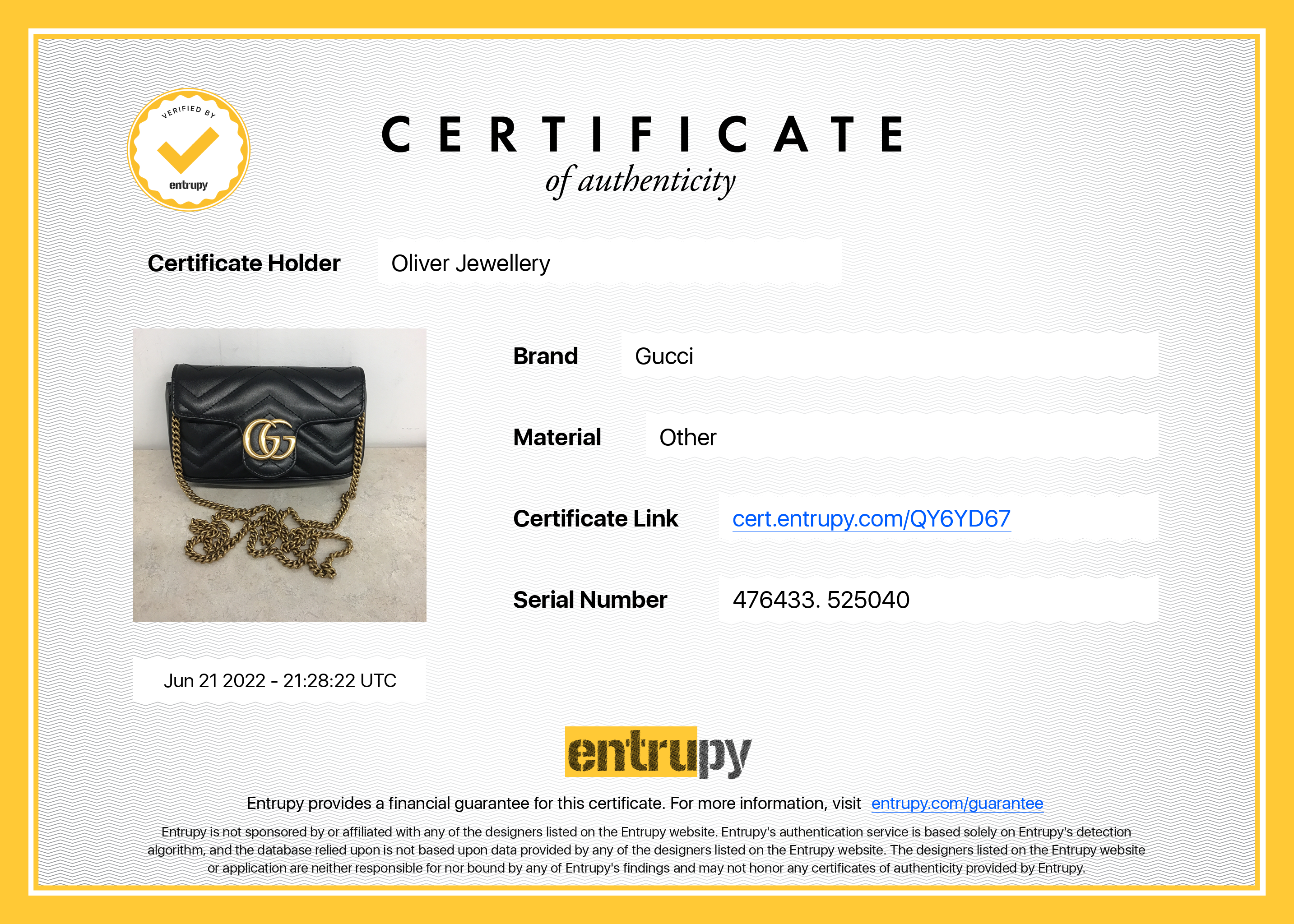 Gucci GG Marmont Matelasse Super Mini Bag