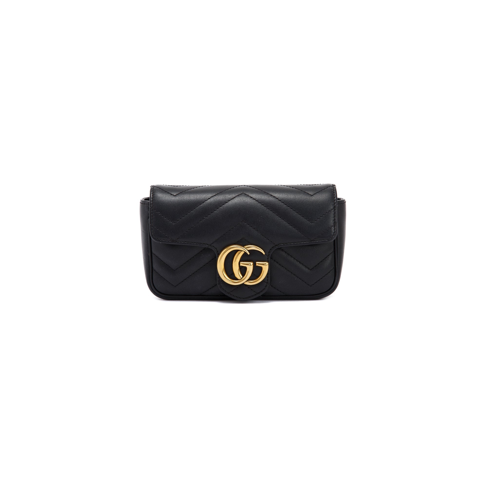 Gucci GG Marmont Matelasse Super Mini Bag w/ Box