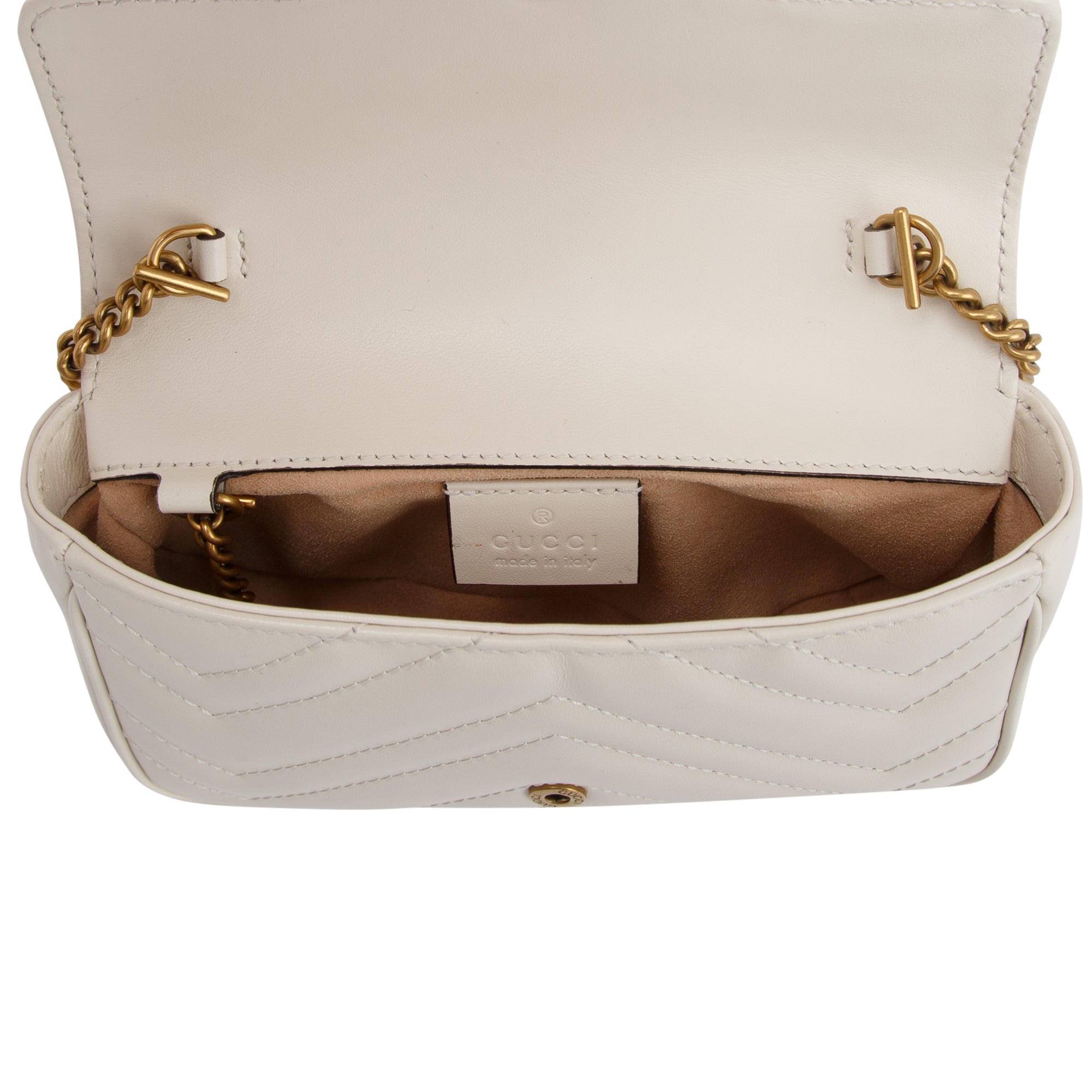 Gucci GG Marmont Matelasse Super Mini Bag w/ Box