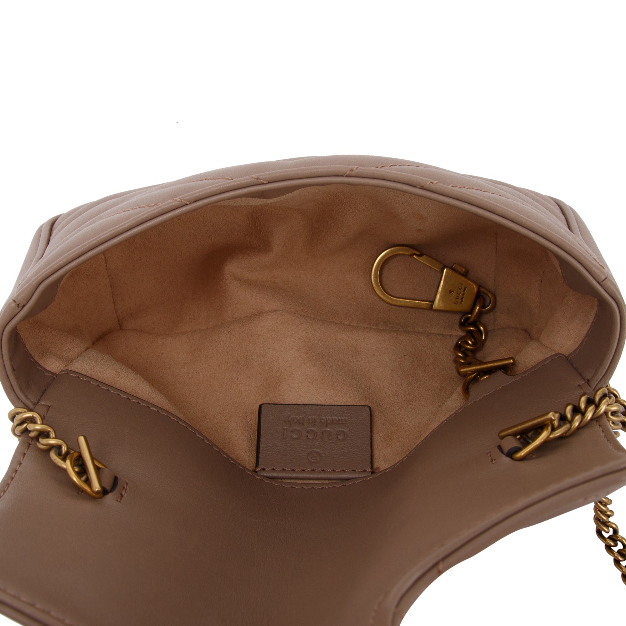 Gucci GG Marmont Matelasse Super Mini Bag w/ Box