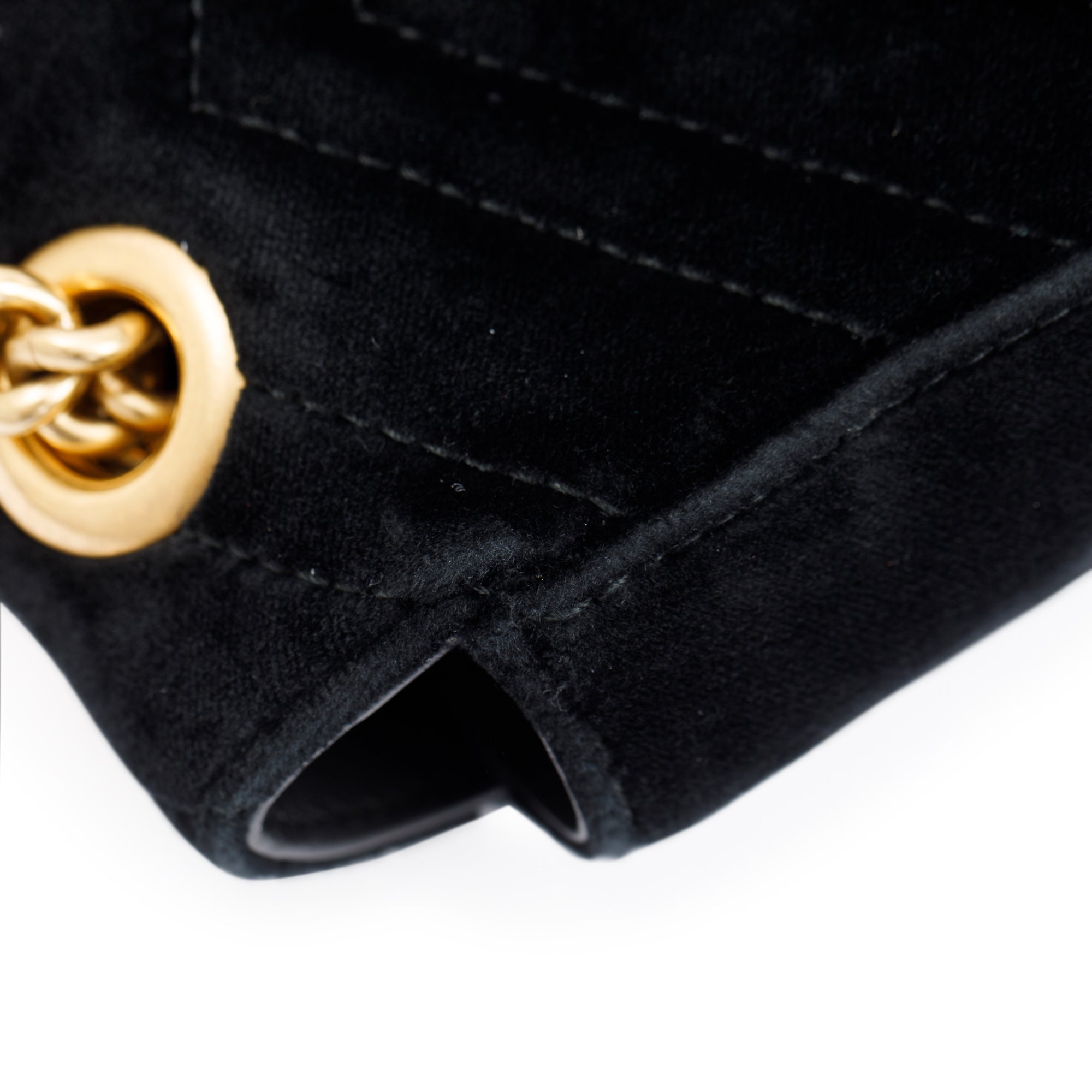 Gucci GG Marmont Matelasse Velvet Mini Bag