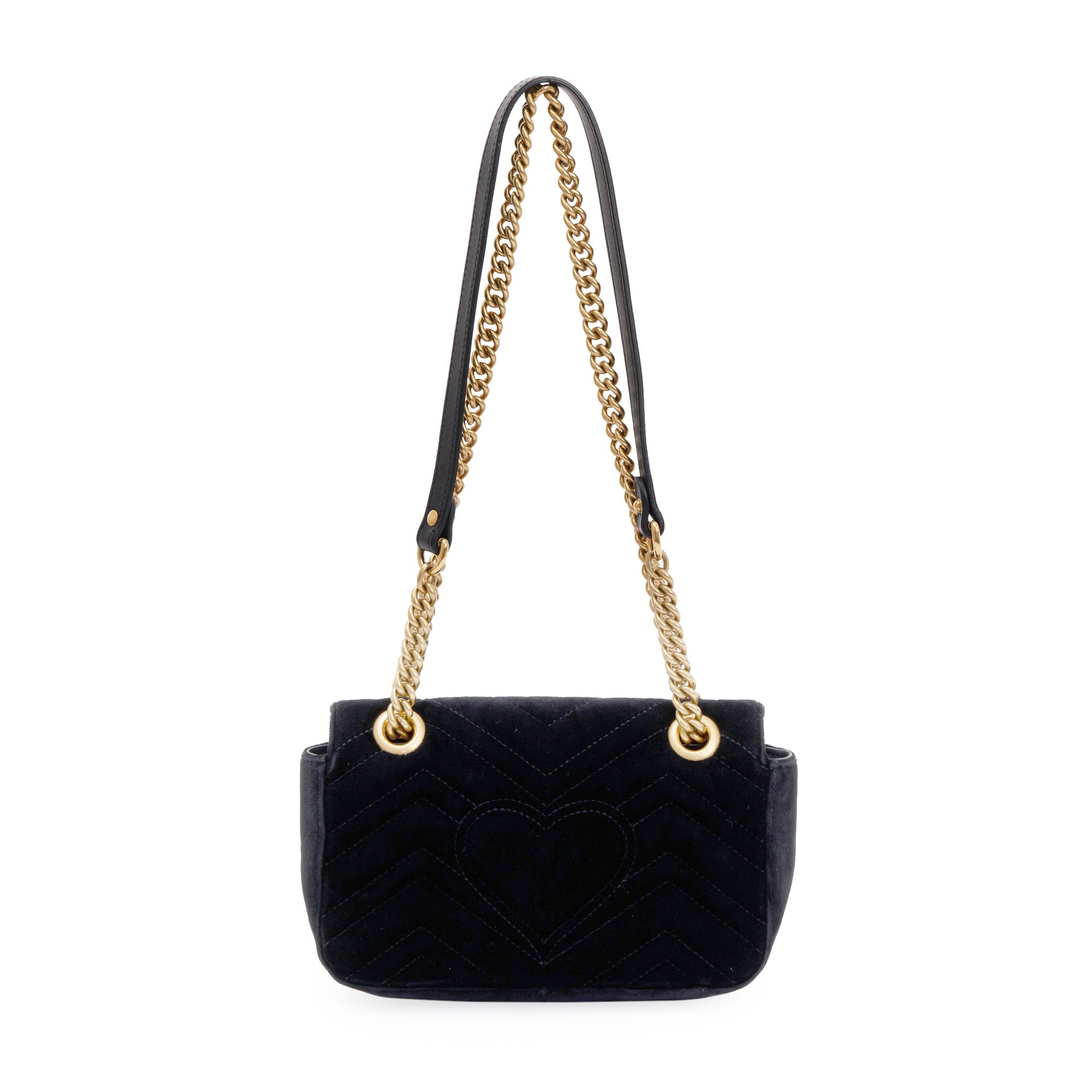 Gucci GG Marmont Matelasse Velvet Mini Bag