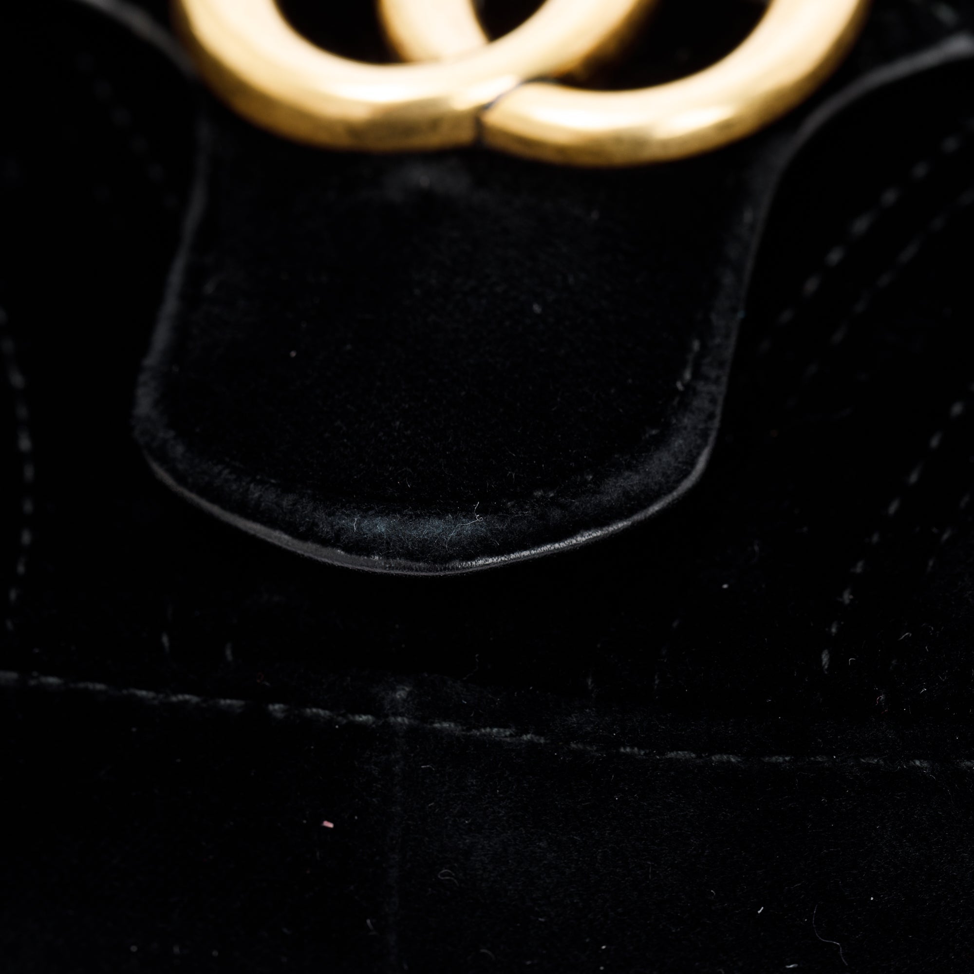 Gucci GG Marmont Matelasse Velvet Mini Bag