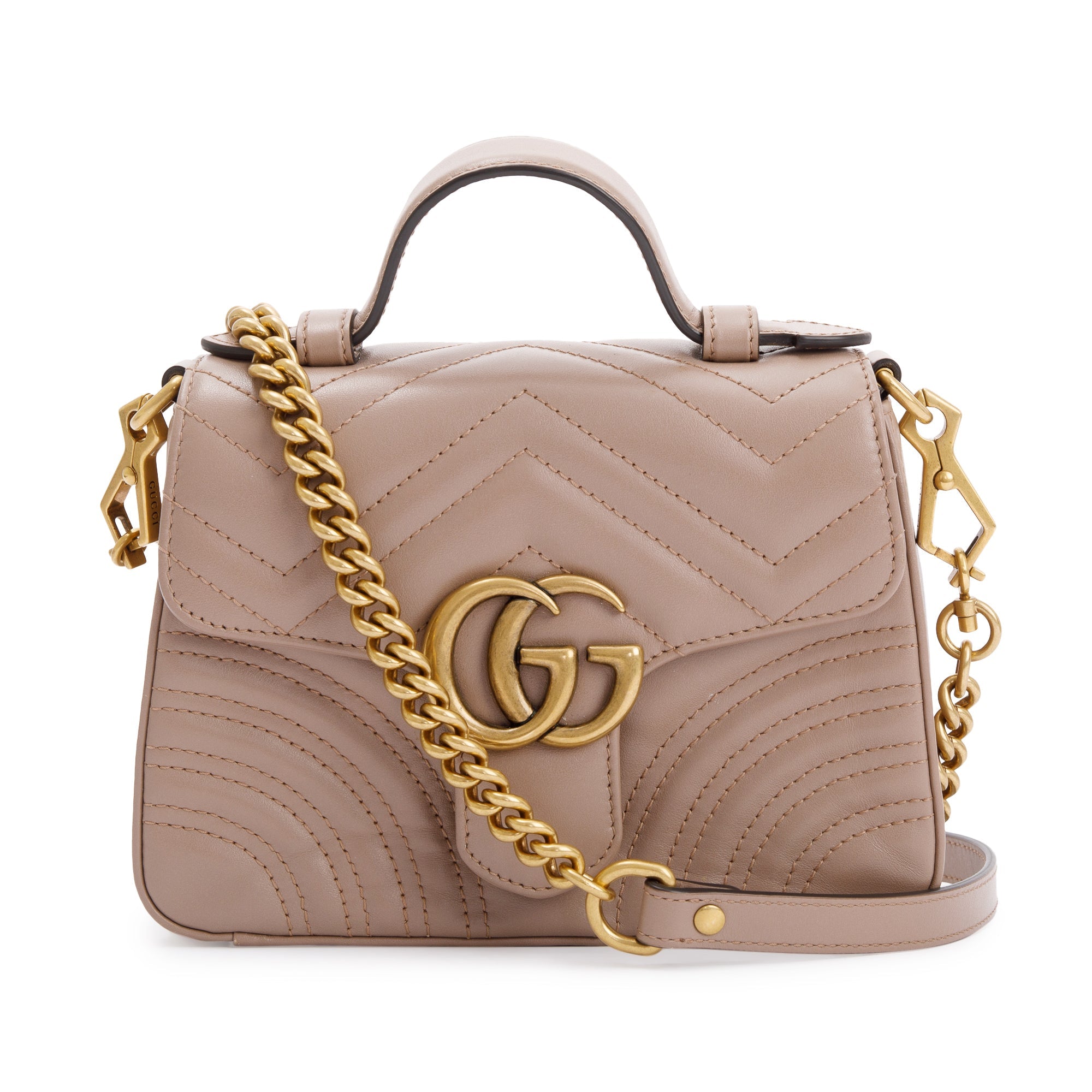 Gucci GG Marmont Mini Top Handle Bag