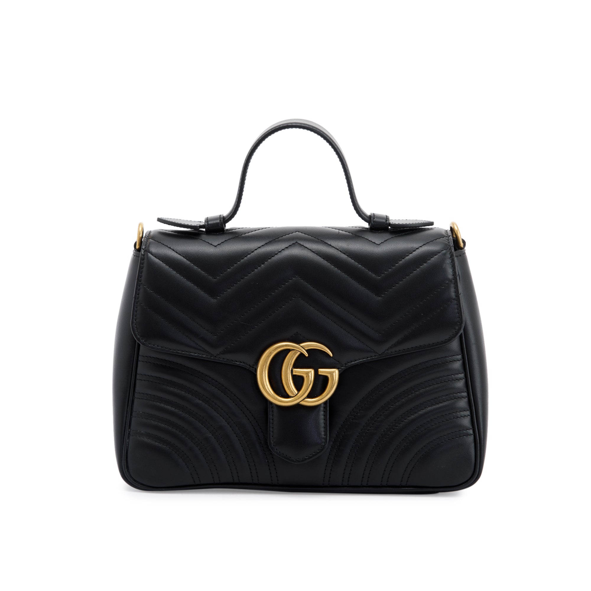Gucci GG Marmont Small Top Handle Bag w/ Box