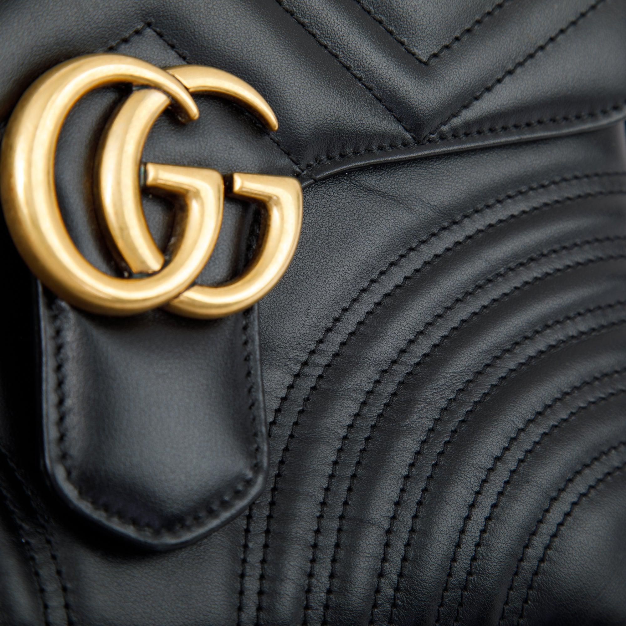 Gucci GG Marmont Small Top Handle Bag w/ Box – OLIVER'S
