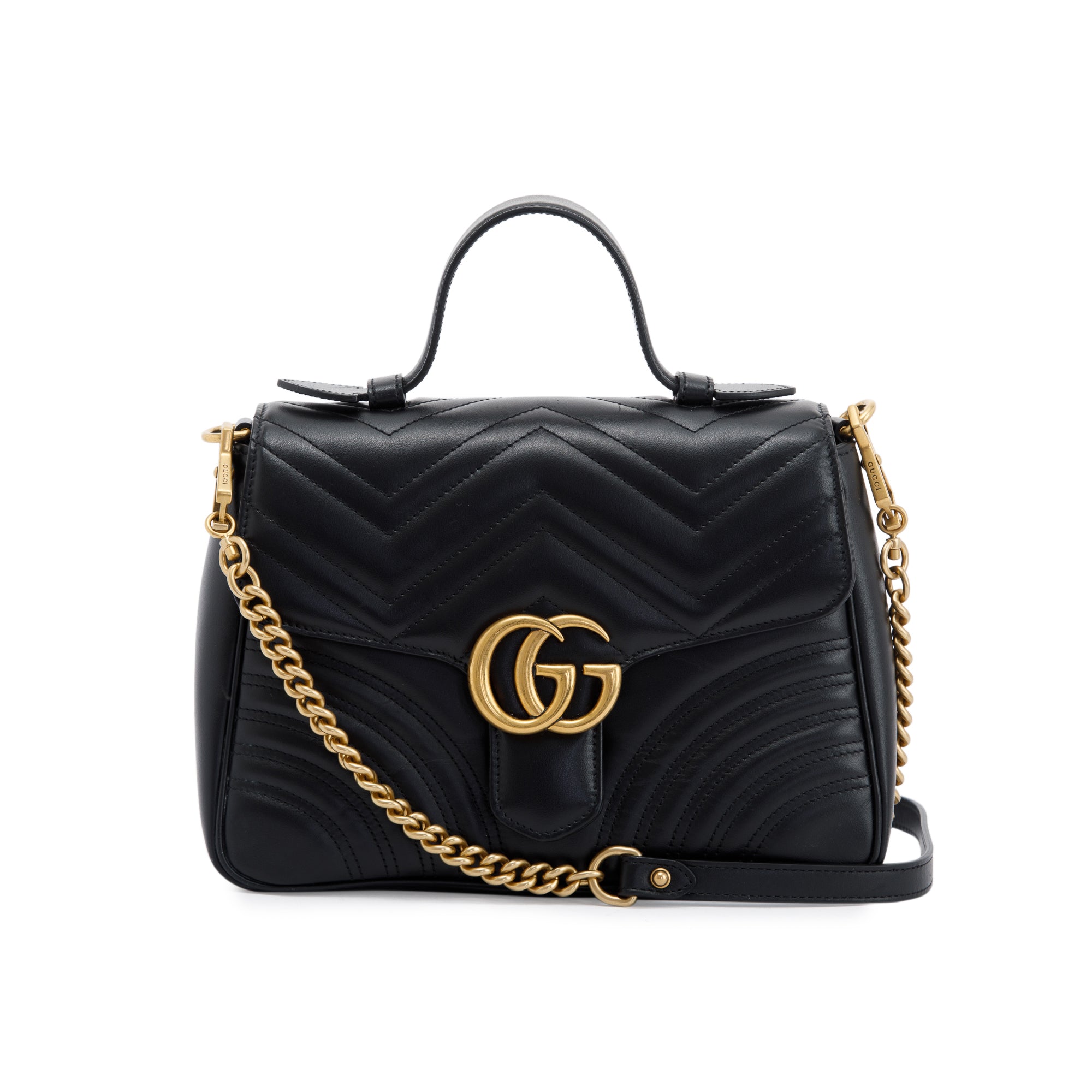 Gucci GG Marmont Small Top Handle Bag w/ Box