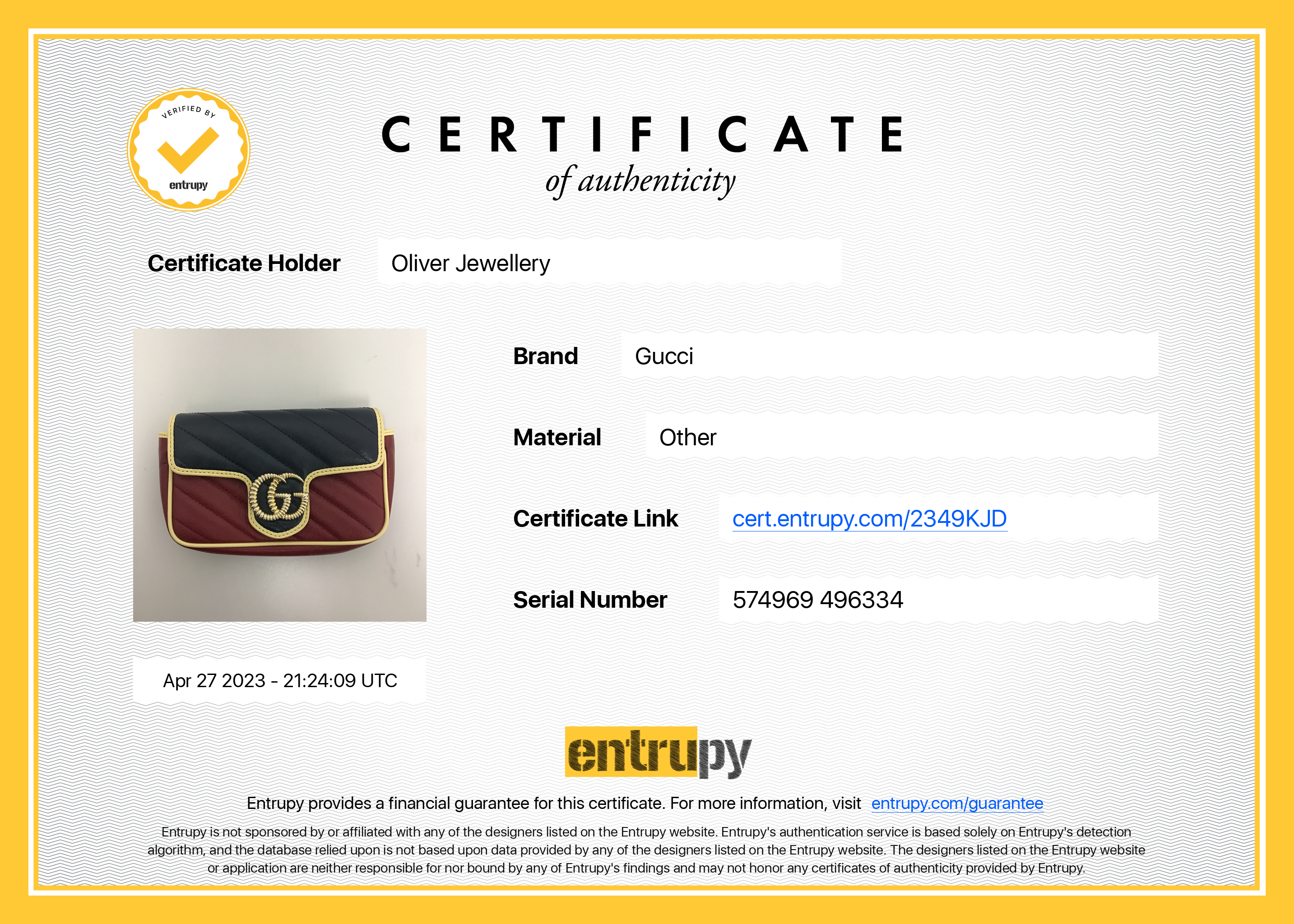 Gucci GG Marmont Torchon Super Mini Bag