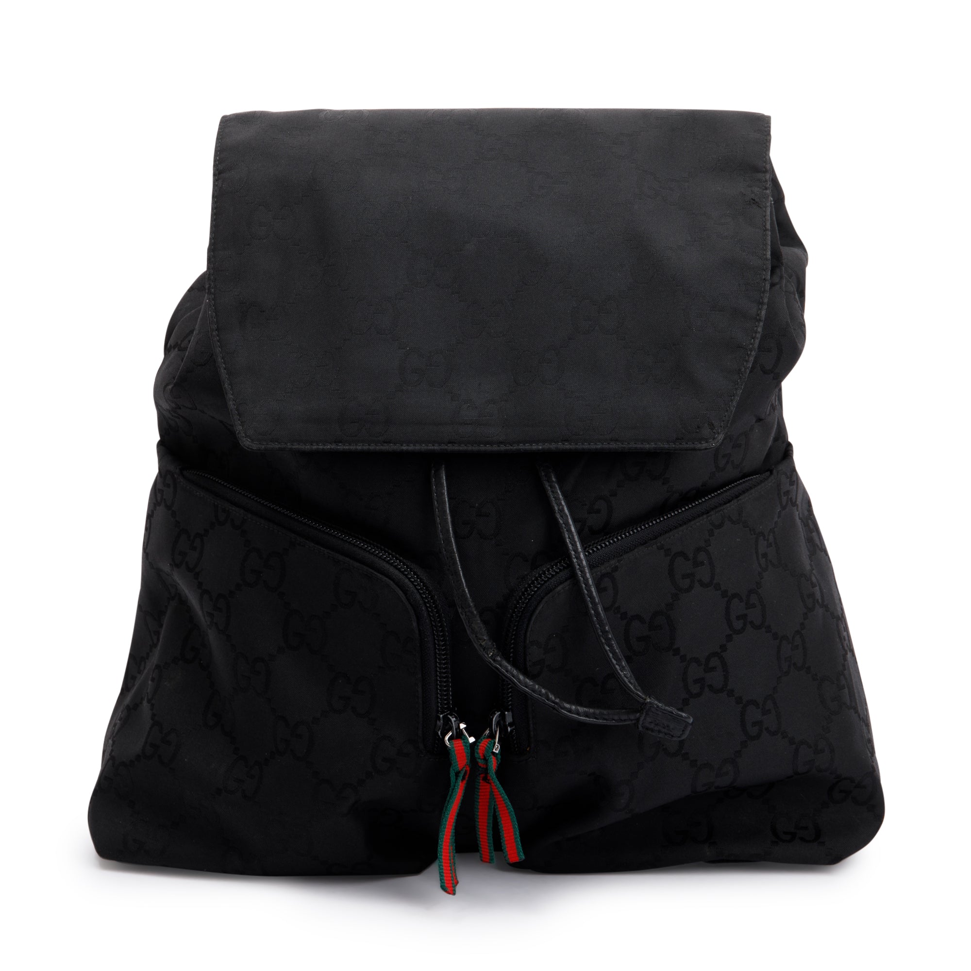 Gucci GG Nylon Drawstring Backpack