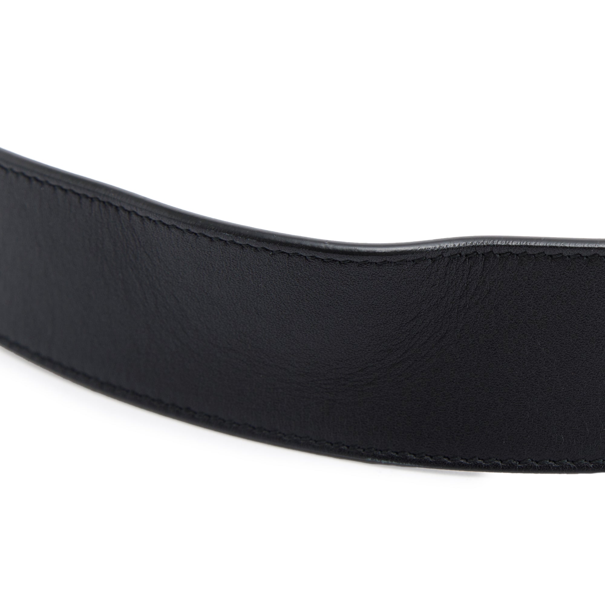 Gucci GG Re-Edition Wide Leather Belt w/ Box