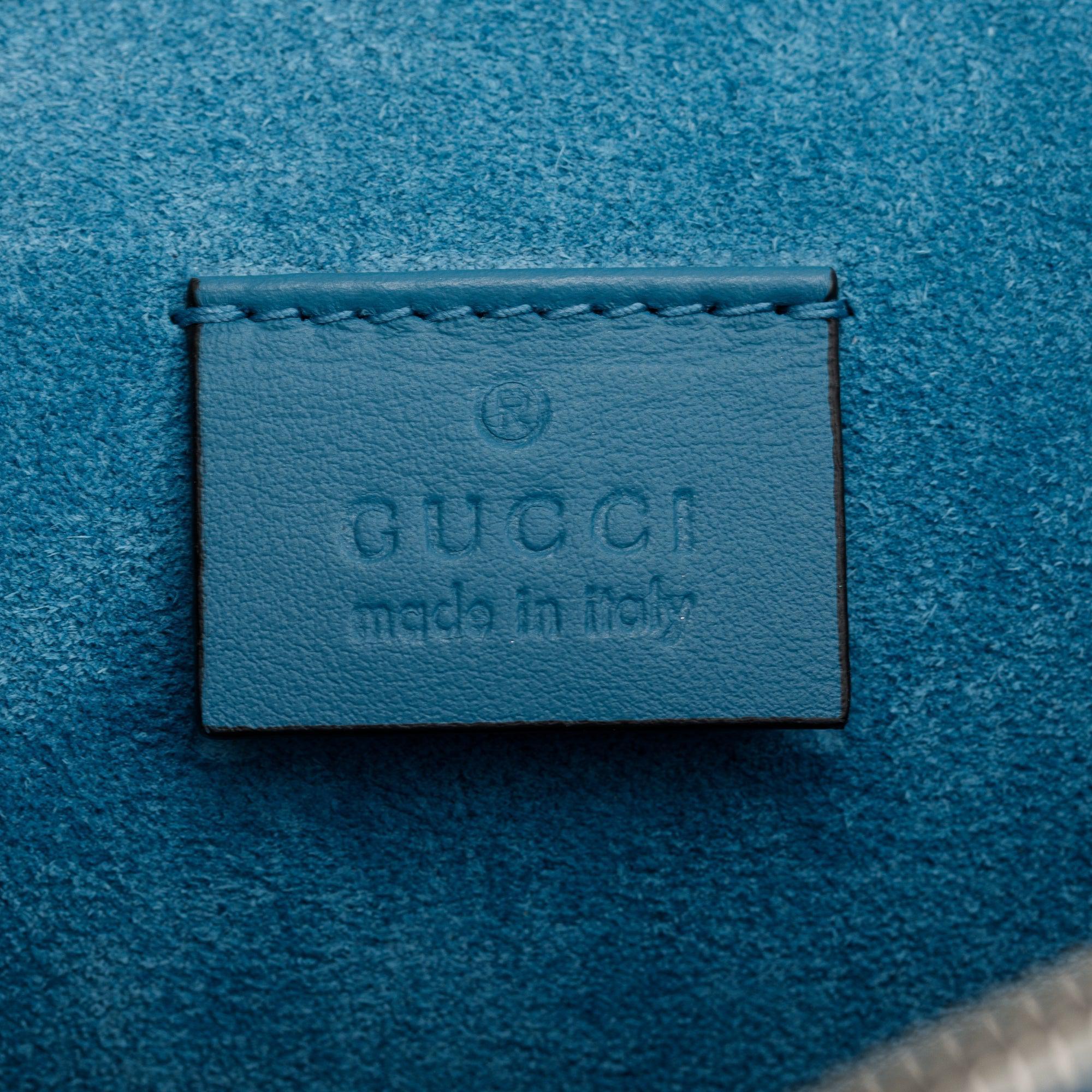 Gucci GG Supreme Angry Card Embroidered Crystal Embellished Dionysus Medium Shoulder Bag