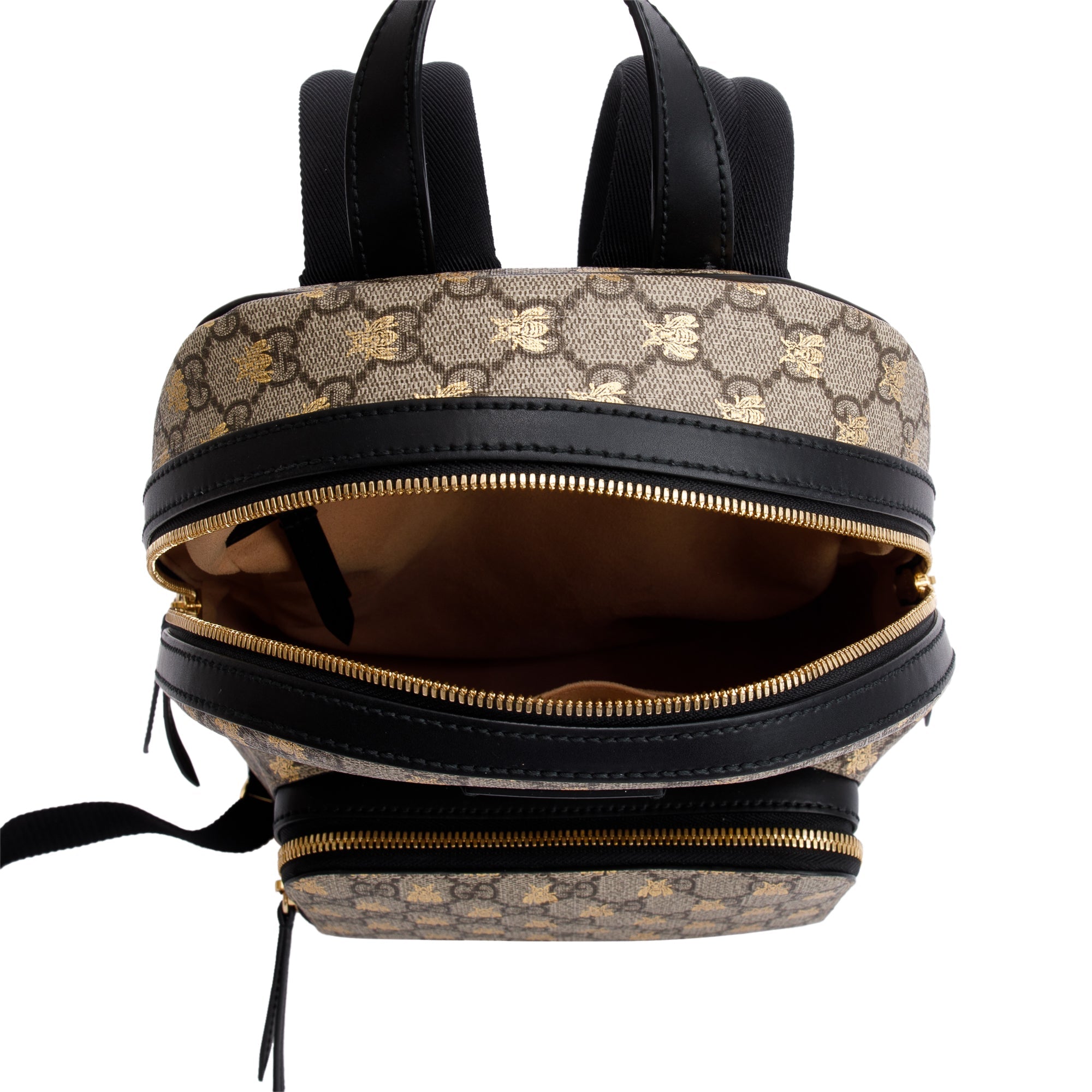 gucci mini backpack bee Gucci GG Supreme Bees Small Eden Backpack w/ Box – OLIVER'S