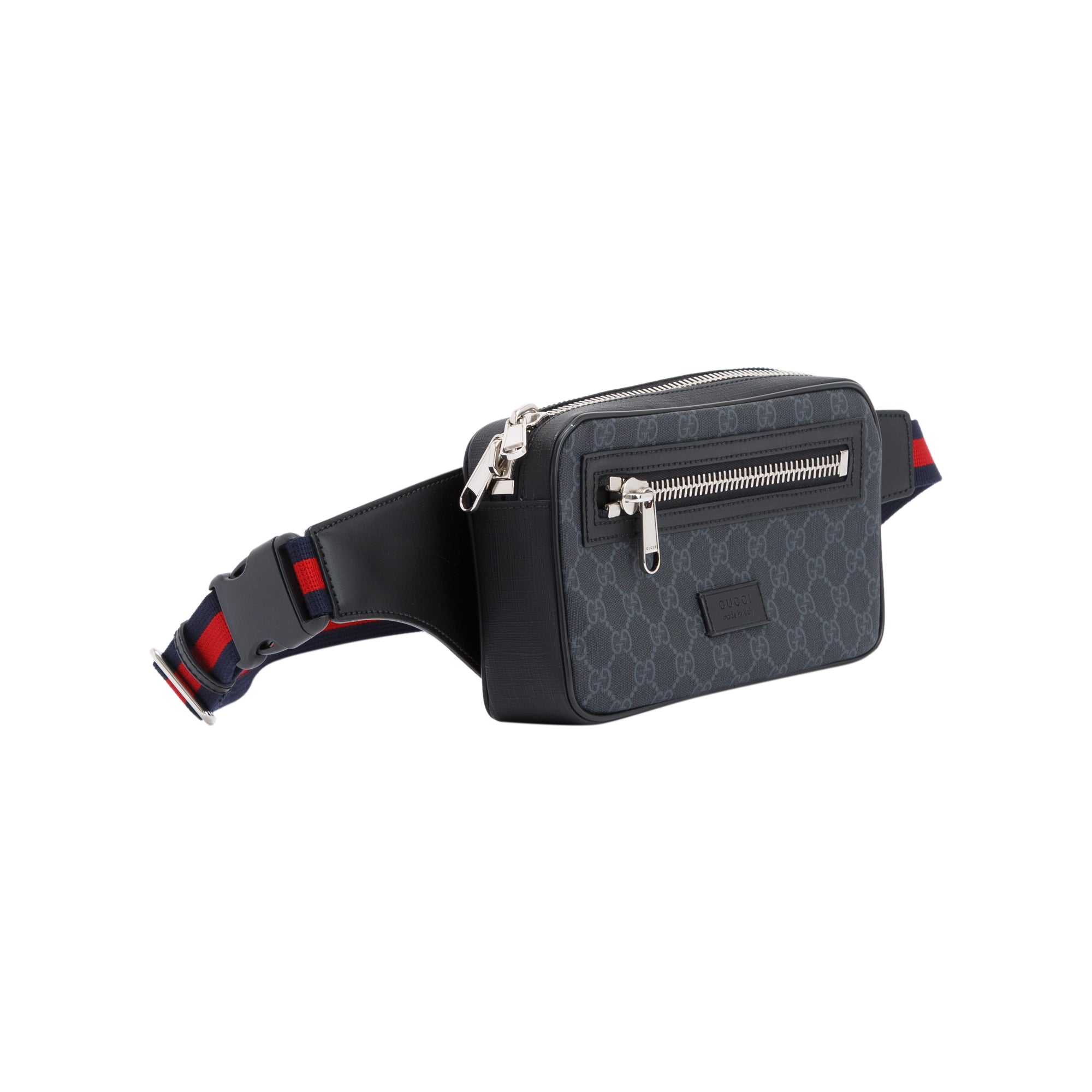 Gucci GG Supreme Black Belt Bag