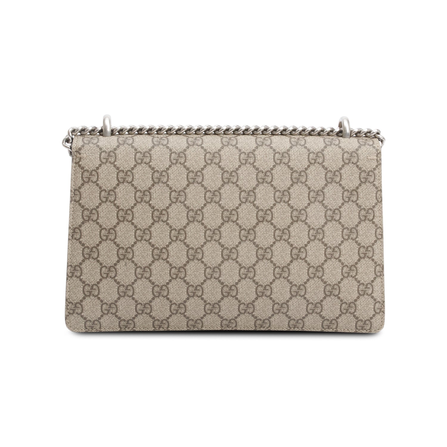 Gucci GG Supreme Black Suede Small Dionysus Shoulder Bag