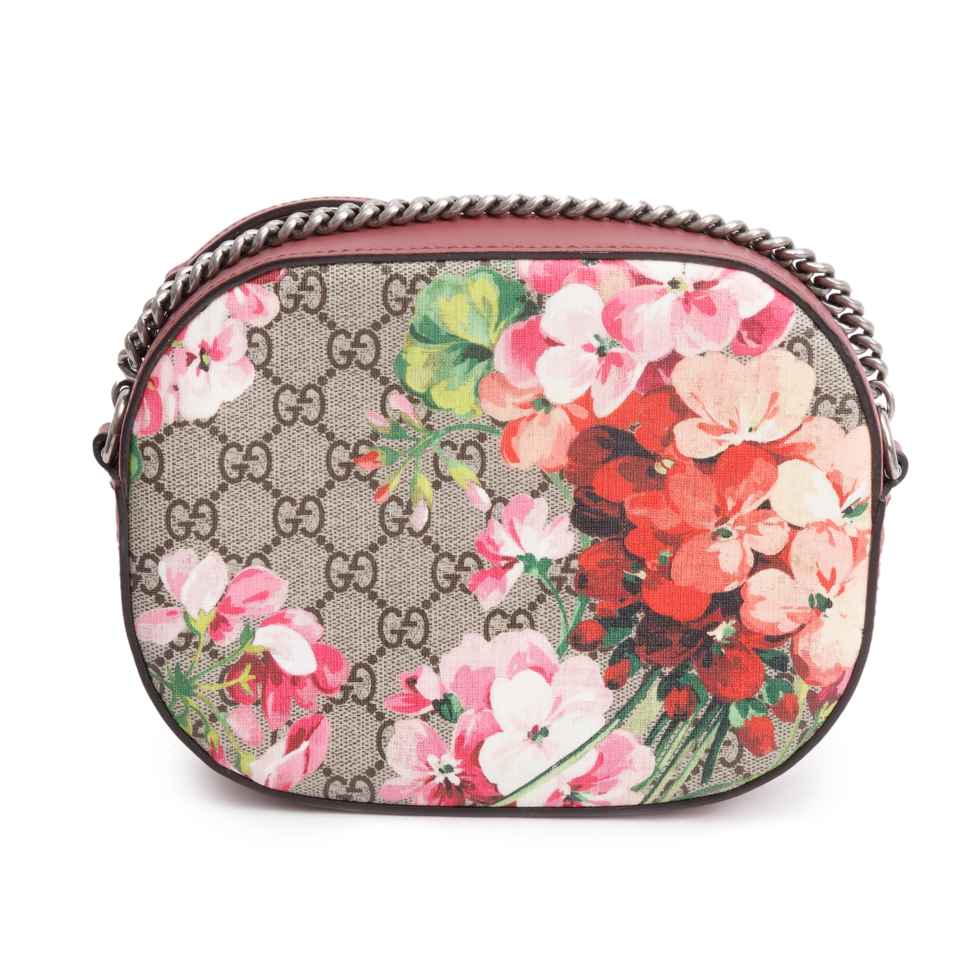 Gucci Blooms Gucci 409535 Gucci GG Supreme Blooms Chain Crossbody